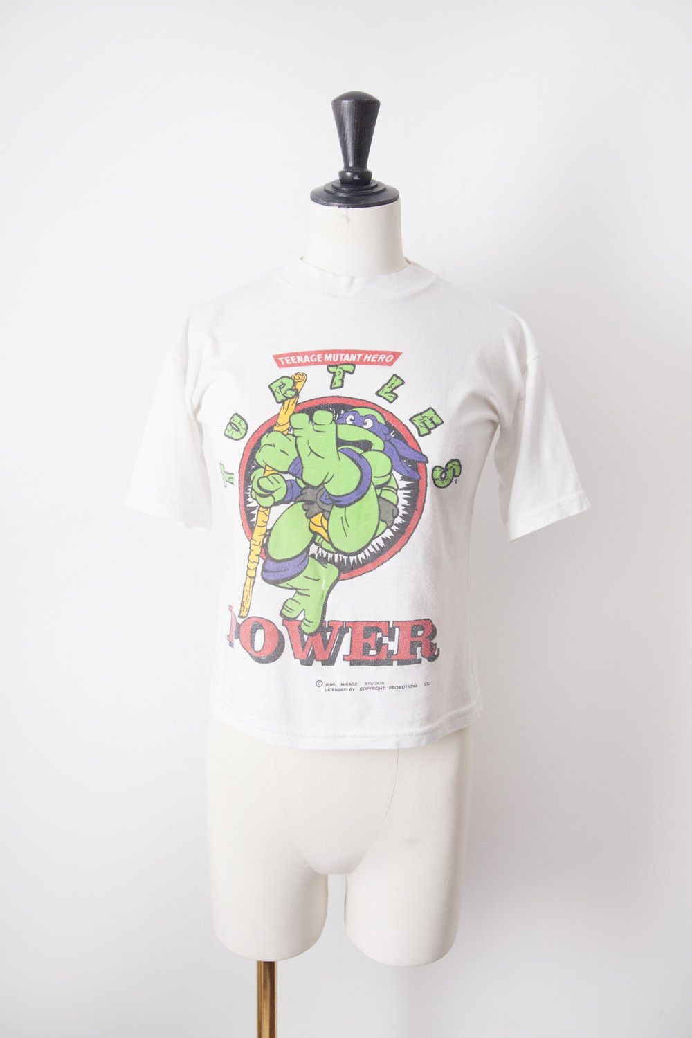 Vintage Vintage 1990 Teenage Mutant Ninja Turtle t-shirt Size XS / US 0-2 / IT 36-38 - 1 Thumbnail