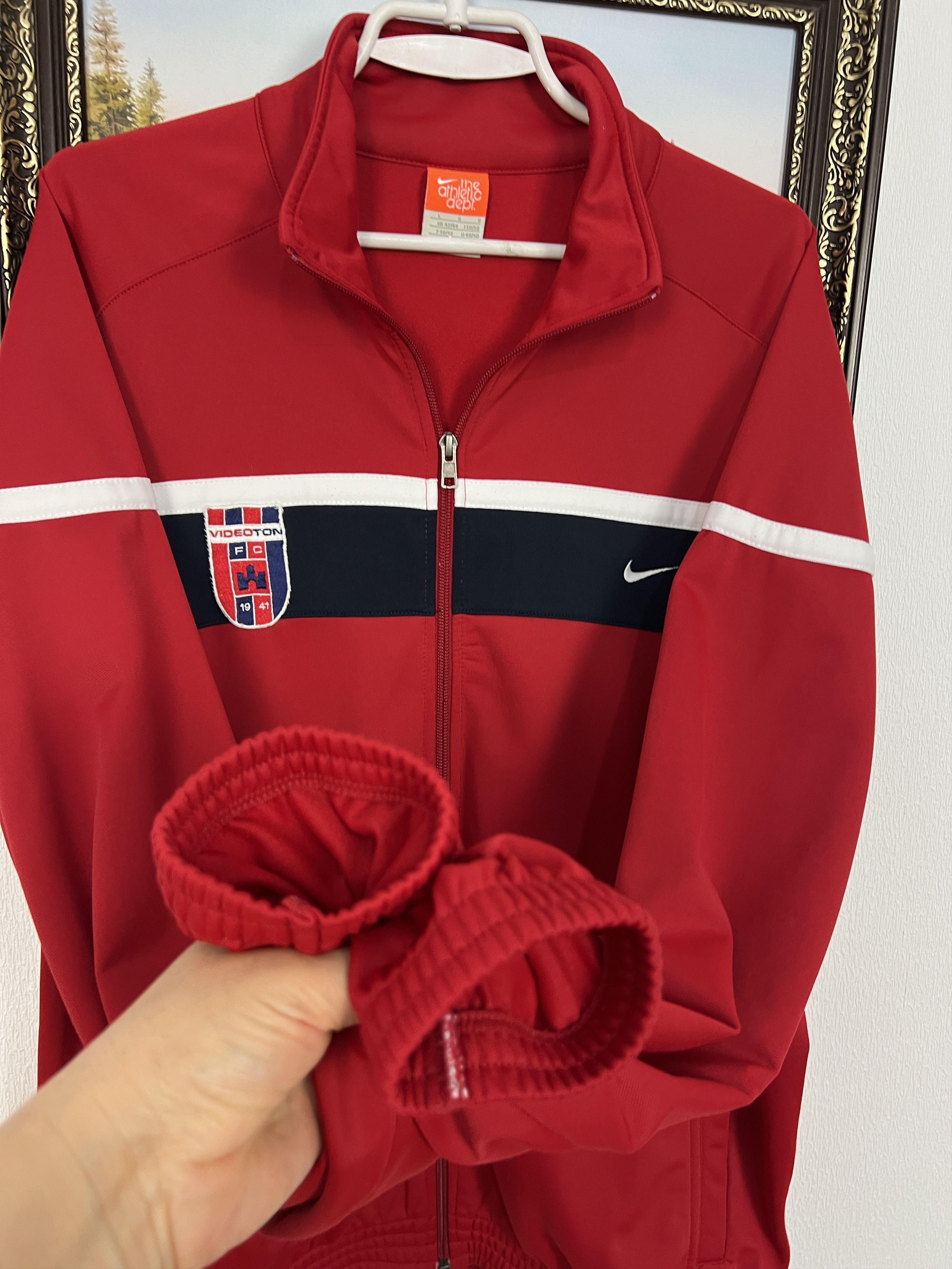 Nike Vintage Nike MOL Fehervar Videoton Football Jacket Track Top Size US L / EU 52-54 / 3 - 5 Thumbnail