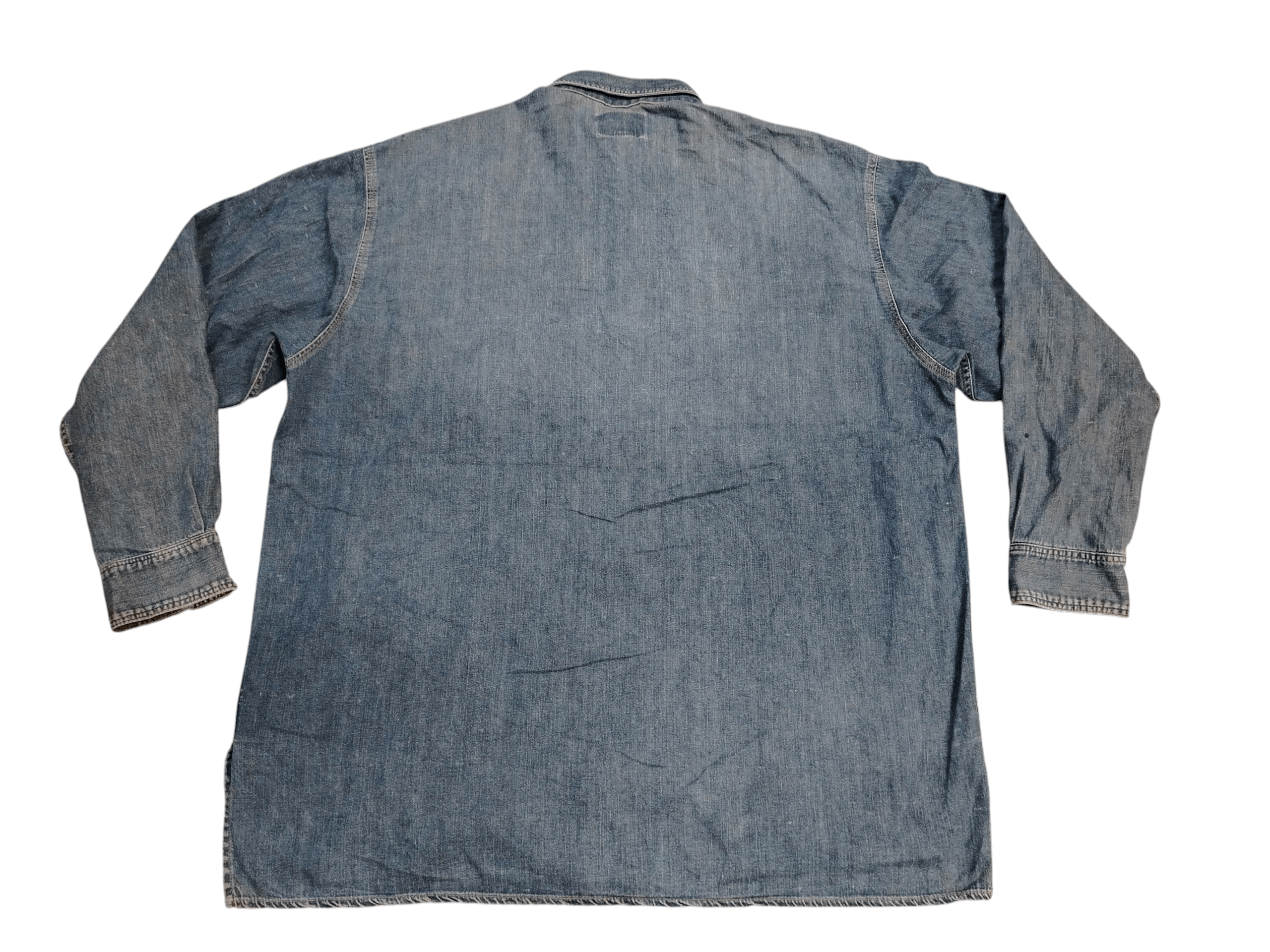 Japanese Brand Bartack denim shirt Size US L / EU 52-54 / 3 - 2 Thumbnail