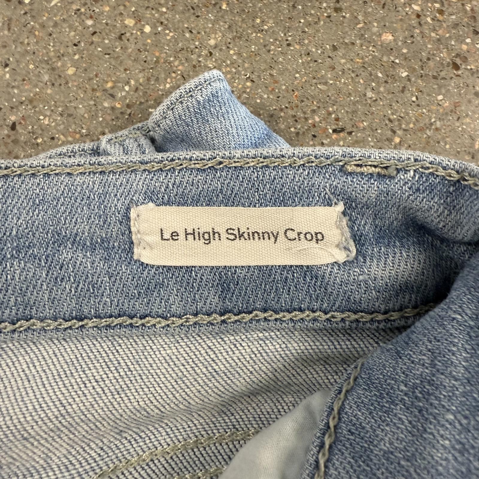 Frame Frame Denim Le High Skinny Crop Jeans Light Wash - 28 Size 28" / US 6 / IT 42 - 3 Thumbnail