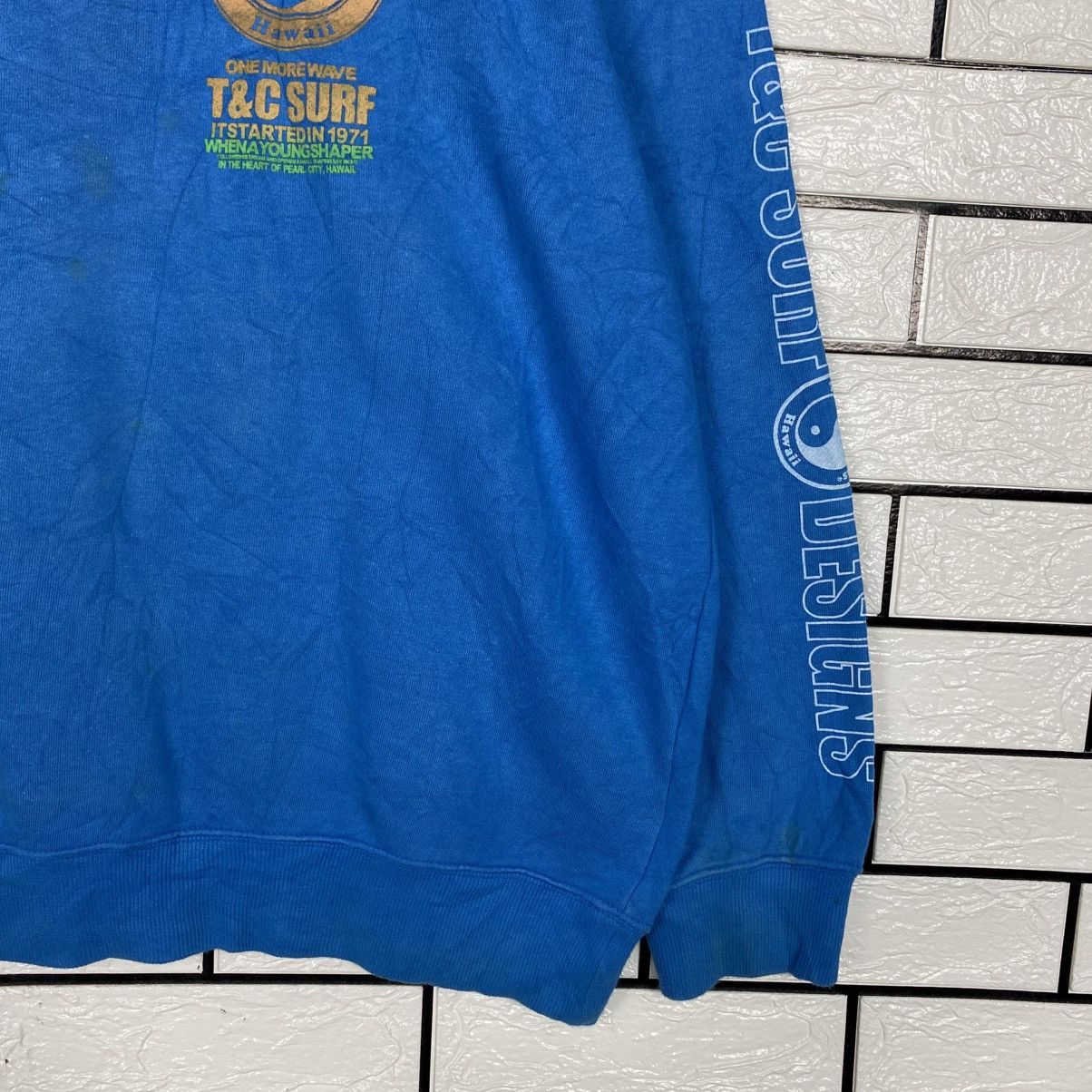 Japanese Brand 📌Vintage Sweatshirt T&C Surf Hawaii Big Logo Size US XL / EU 56 / 4 - 6 Thumbnail