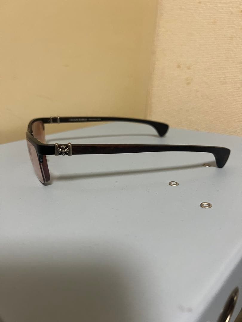 Chrome Hearts CHROME HEARTS SMUGGLER Simple Square Sungalsses Brown Size ONE SIZE - 2 Thumbnail