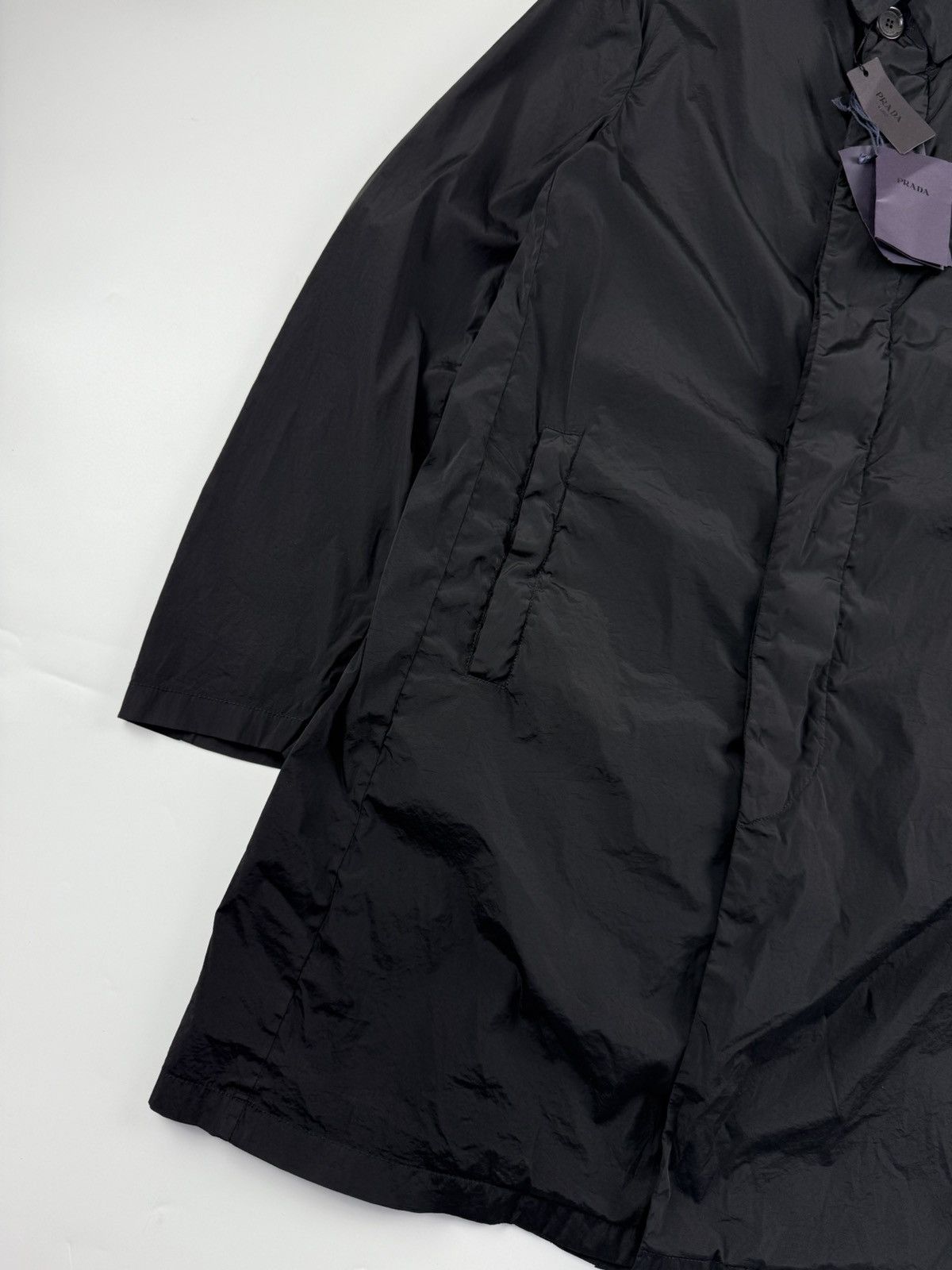 Prada Prada Signature Nylon Coat Almost New with Tag Size US M / EU 48-50 / 2 - 4 Thumbnail