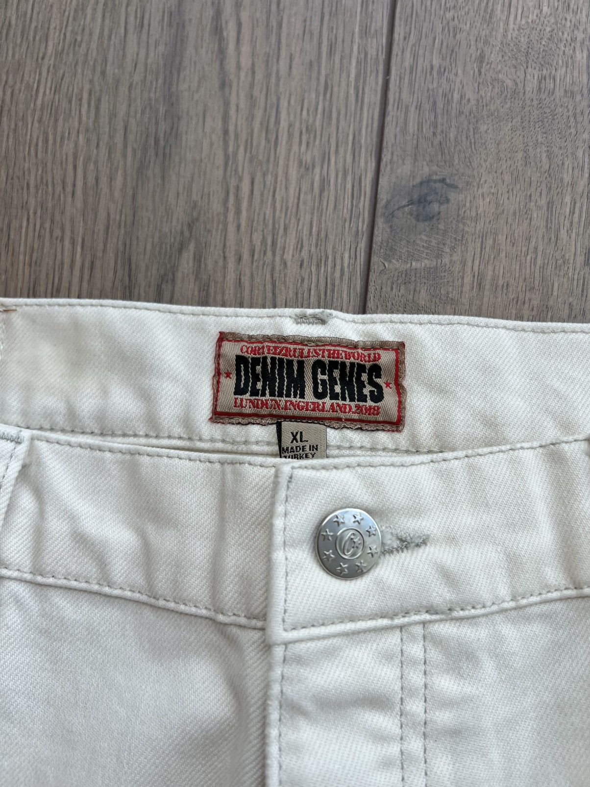 Corteiz Corteiz C-Star Denim Jeans “White” XL Size US 36 / EU 52 - 4 Thumbnail
