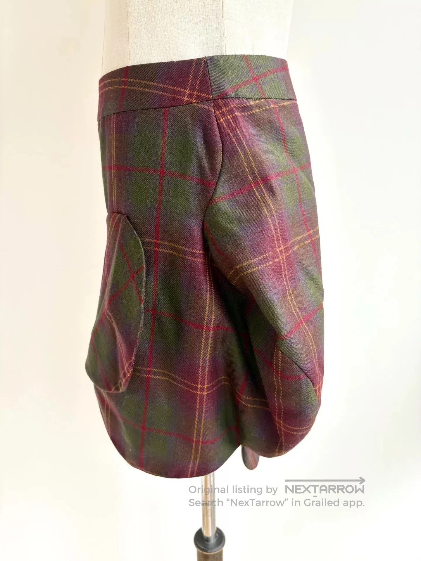 Vivienne Westwood vivienne westwood vintage irregular plaid skirt. Size 37" - 4 Thumbnail