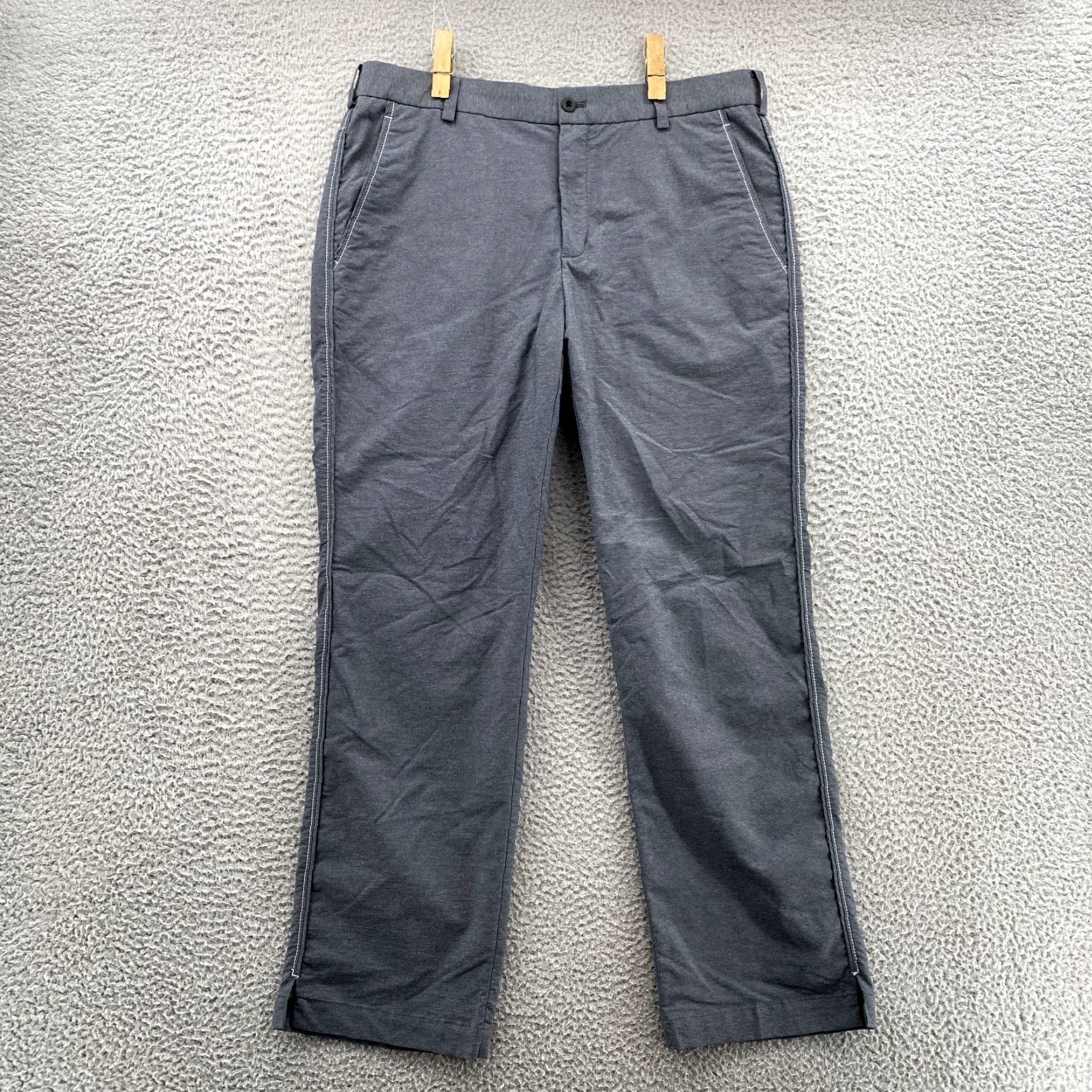 Nike Nike Golf Tech Pants 34x29 Gray Athletic Nylon Spandex 5-Pocket Men Size US 34 / EU 50 - 2 Thumbnail