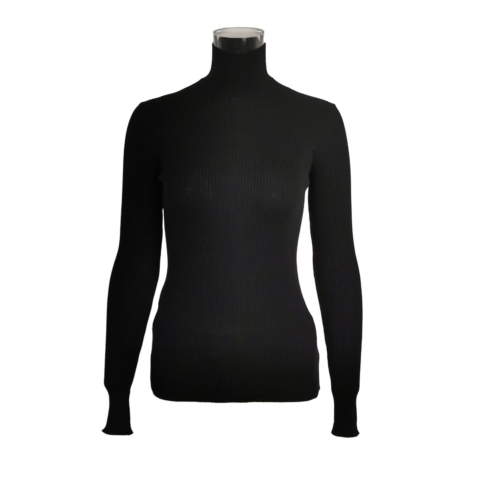 Prada Prada Black Wool Turtleneck Sweater 0089 Size S / US 4 / IT 40 - 1 Thumbnail