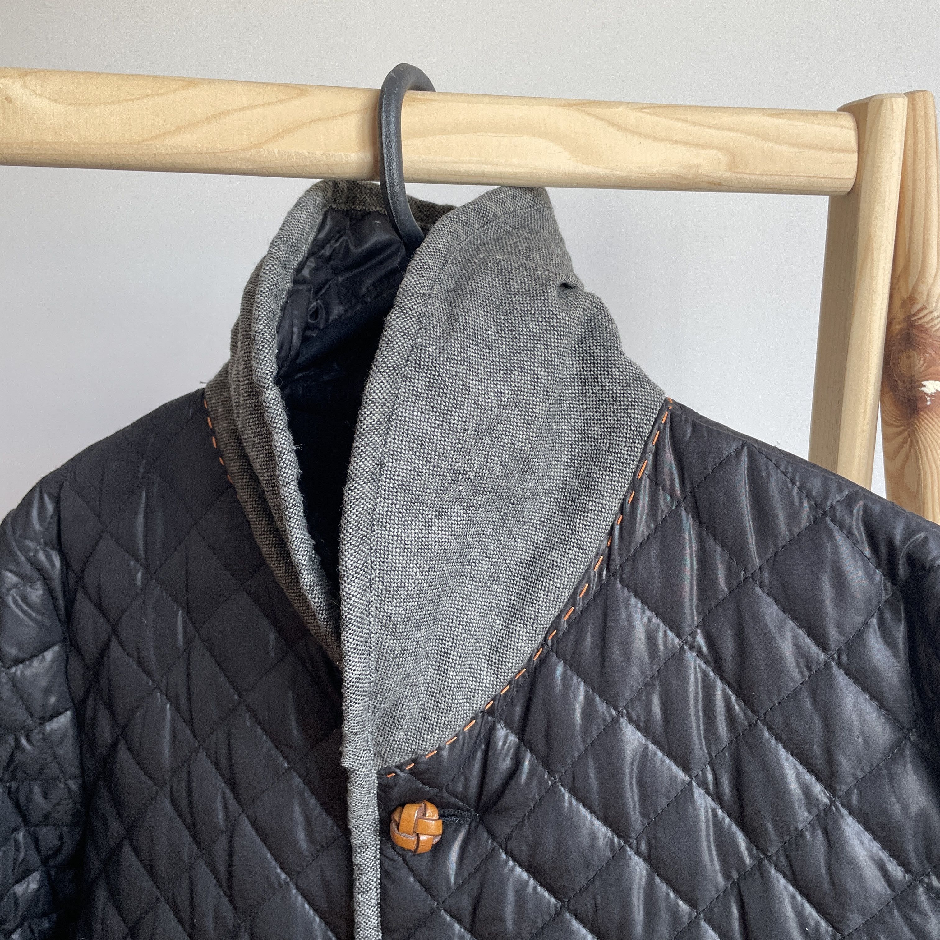 Other Holland Esquire Shawl Collar Quilted Jacket Size S Size US S / EU 44-46 / 1 - 4 Thumbnail