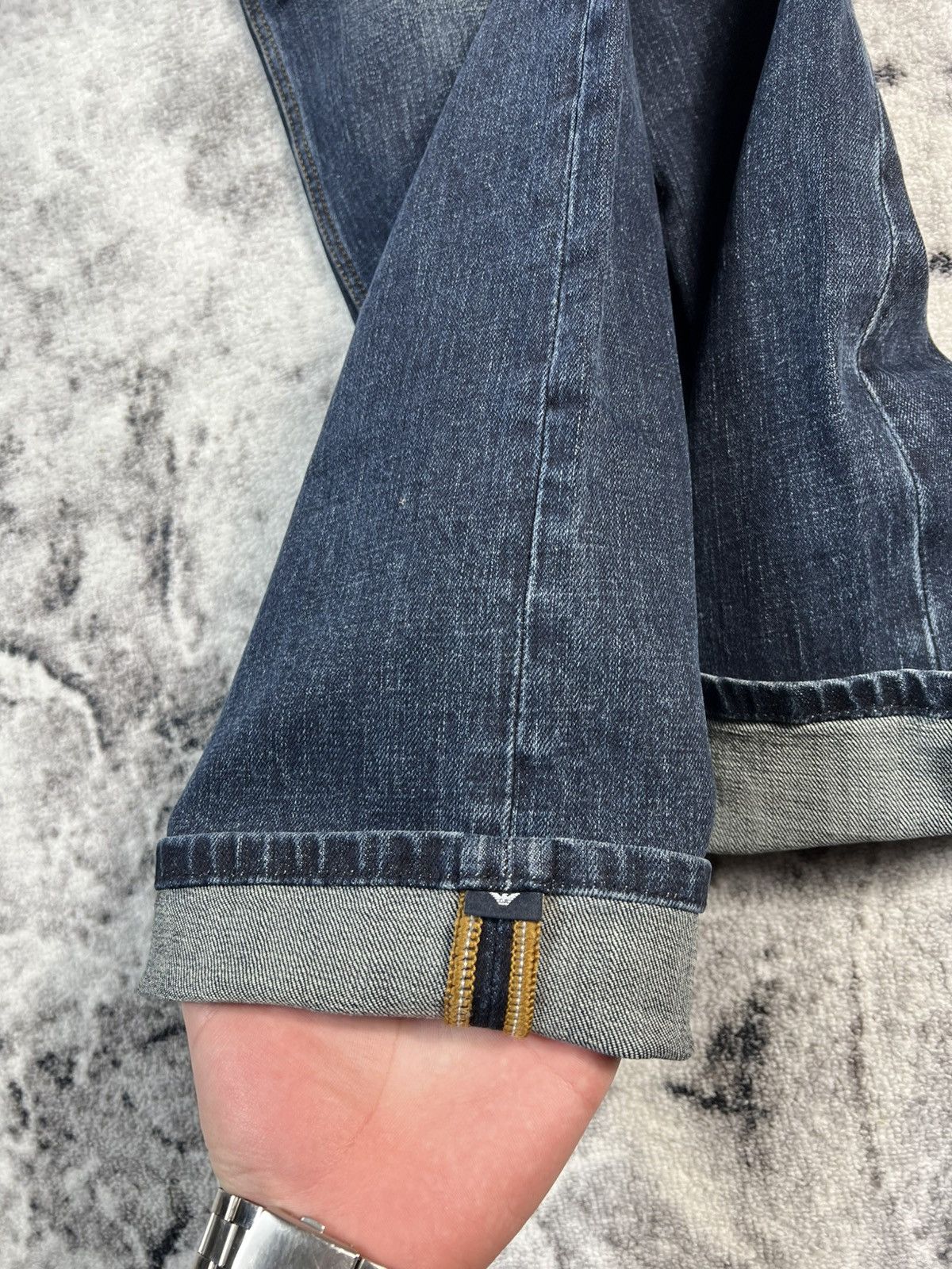Emporio Armani Armani Jeans Selvedge Denim Size US 32 / EU 48 - 22 Thumbnail