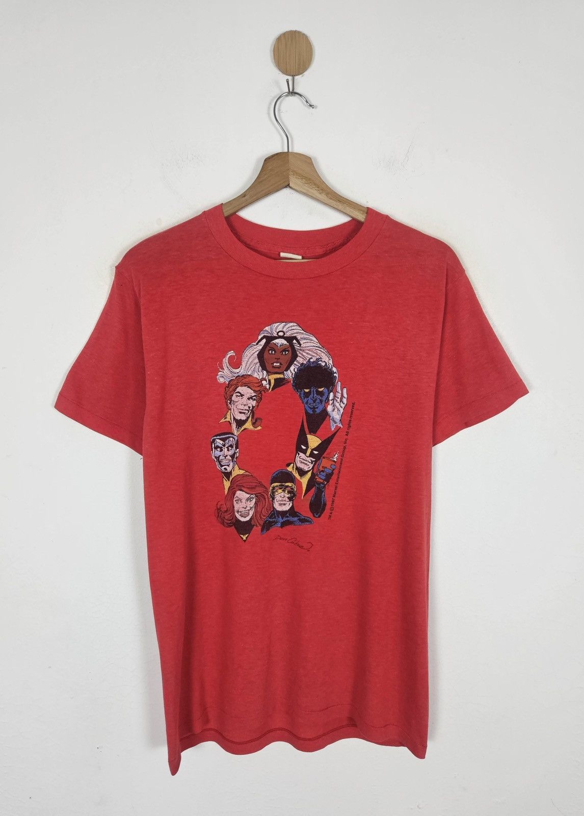 Vintage Vintage XMen comic 80s Marvel tee shirt Size US S / EU 44-46 / 1 - 1 Thumbnail