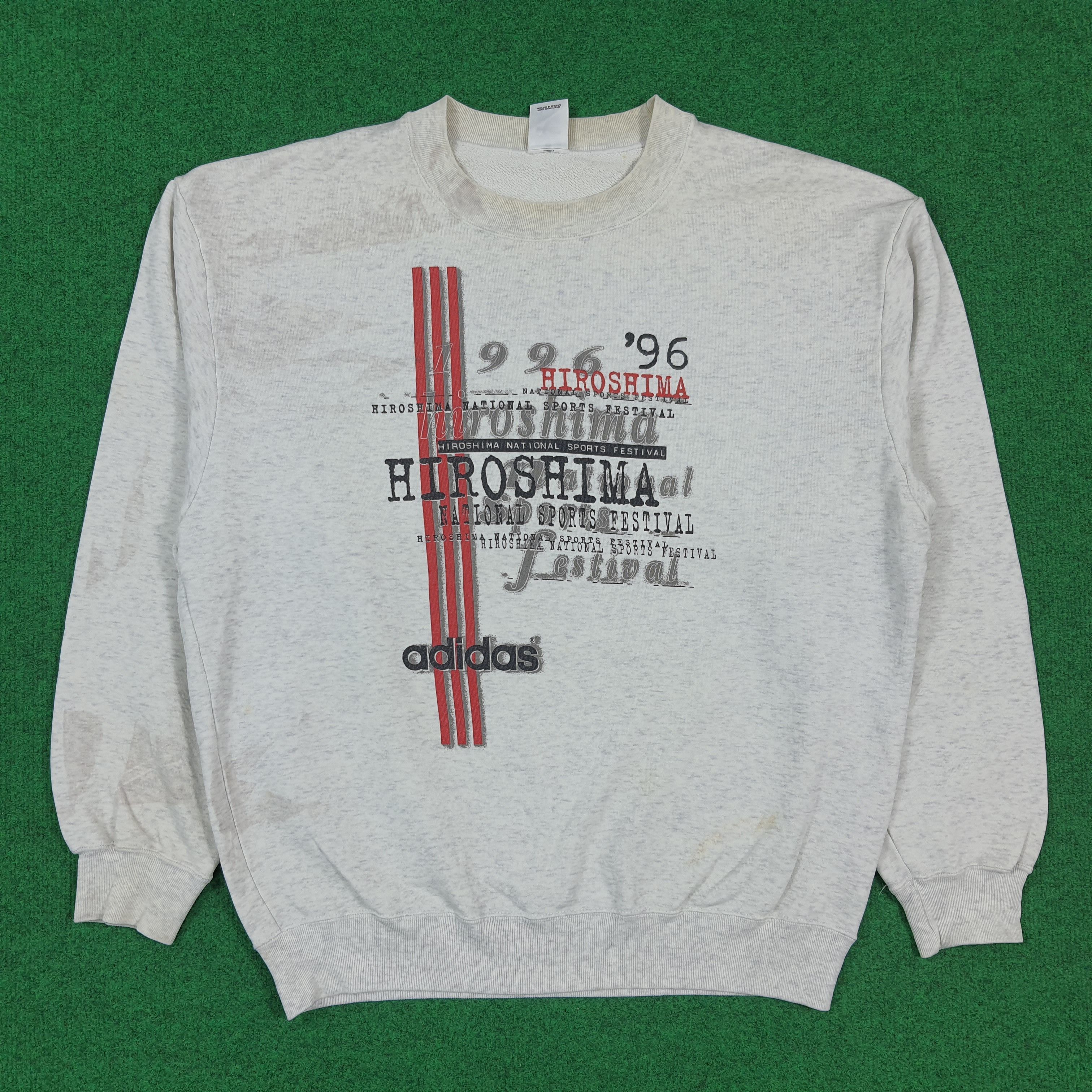 Adidas 90s Adidas Hiroshima Sports Festival Sweatshirt C302N16 Size US M / EU 48-50 / 2 - 1 Thumbnail