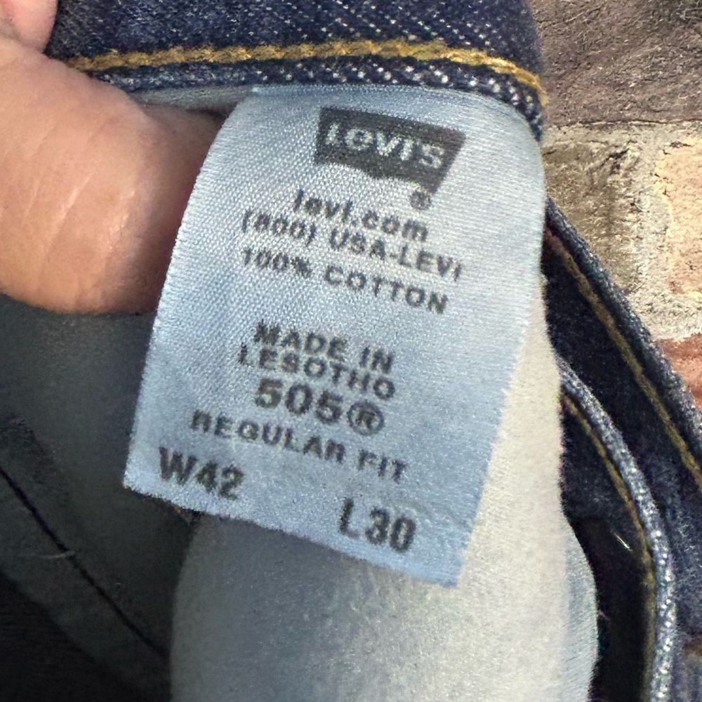 Levi's Levi Strauss Bootcut 505 Regular Fit Jeans Size 42X30 Size US 42 / EU 58 - 7 Thumbnail
