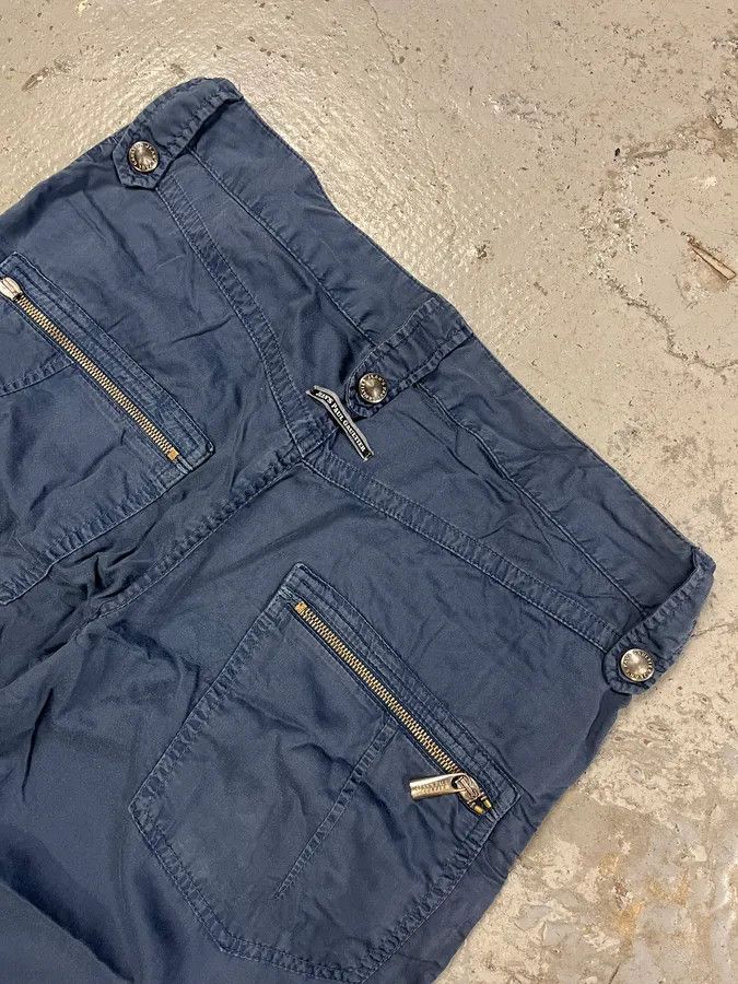 Jean Paul Gaultier × Vintage 2000s Jean Paul Gaultier Blue Royal Cozy Pants Size US 32 / EU 48 - 9 Thumbnail