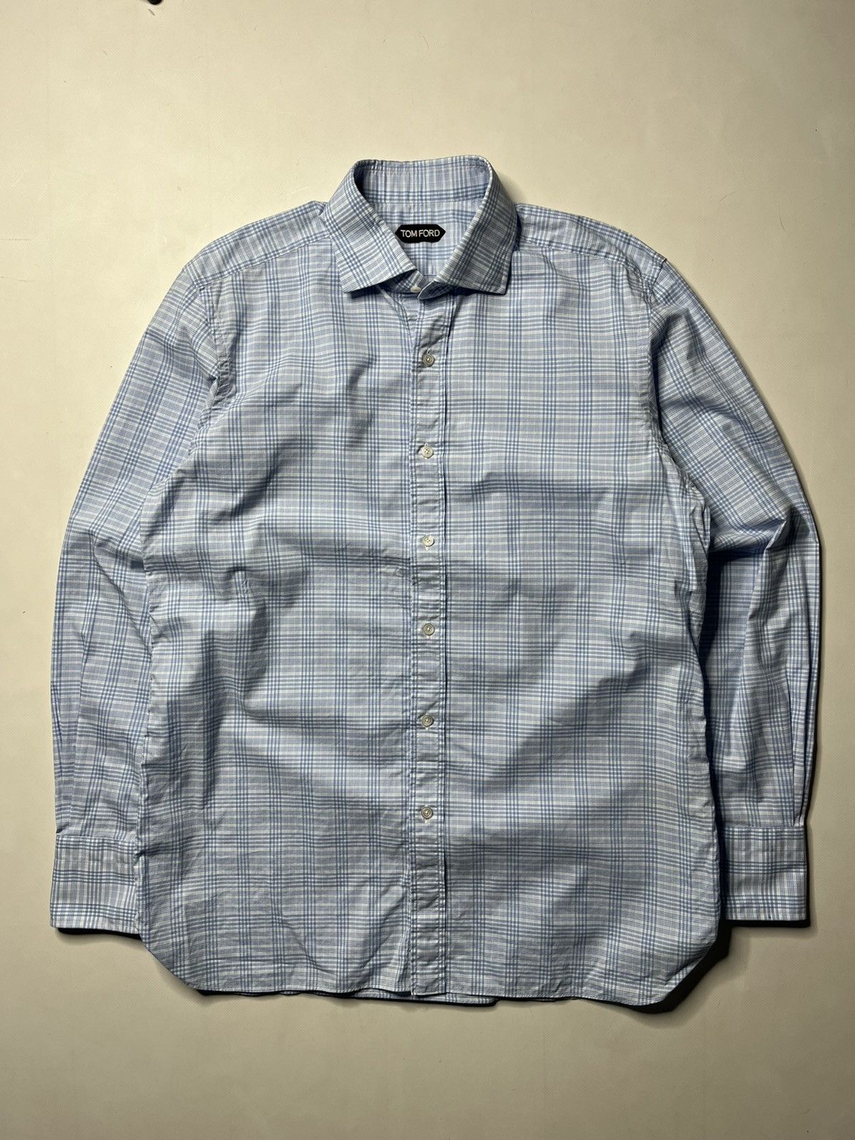 Tom Ford Tom Ford Blue shirts button up Size US L / EU 52-54 / 3 - 1 Thumbnail