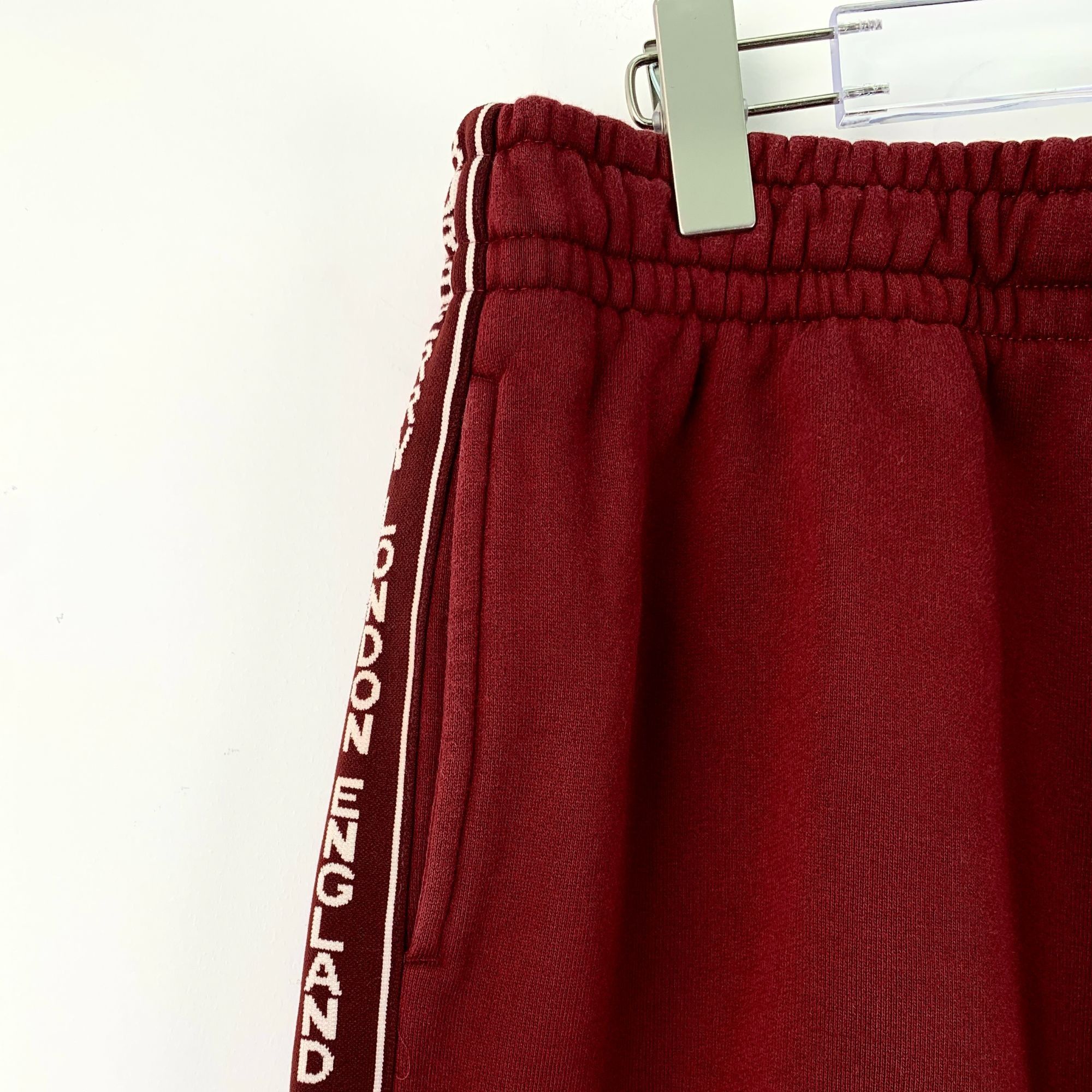 Burberry Burberry Red Side Logo Cotton Drawstring Casual Shorts Size Size 27" / US 4 / IT 40 - 5 Thumbnail