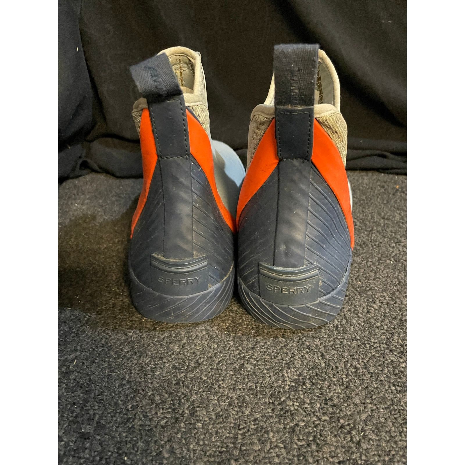 Sperry SPERRY Cutwater Deck Boots Grey, Blue/Orange Rubber Men’s Size US 12 / EU 45 - 3 Thumbnail