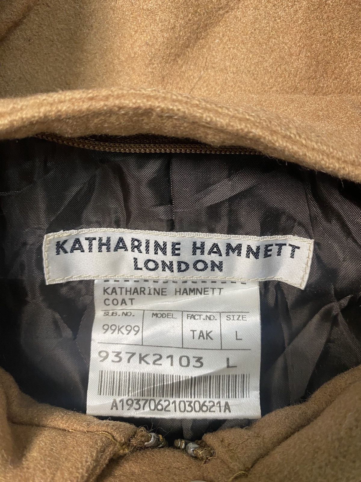 Katharine Hamnett London Katharine hamnett london Brown Wool field jacket Size US L / EU 52-54 / 3 - 2 Thumbnail