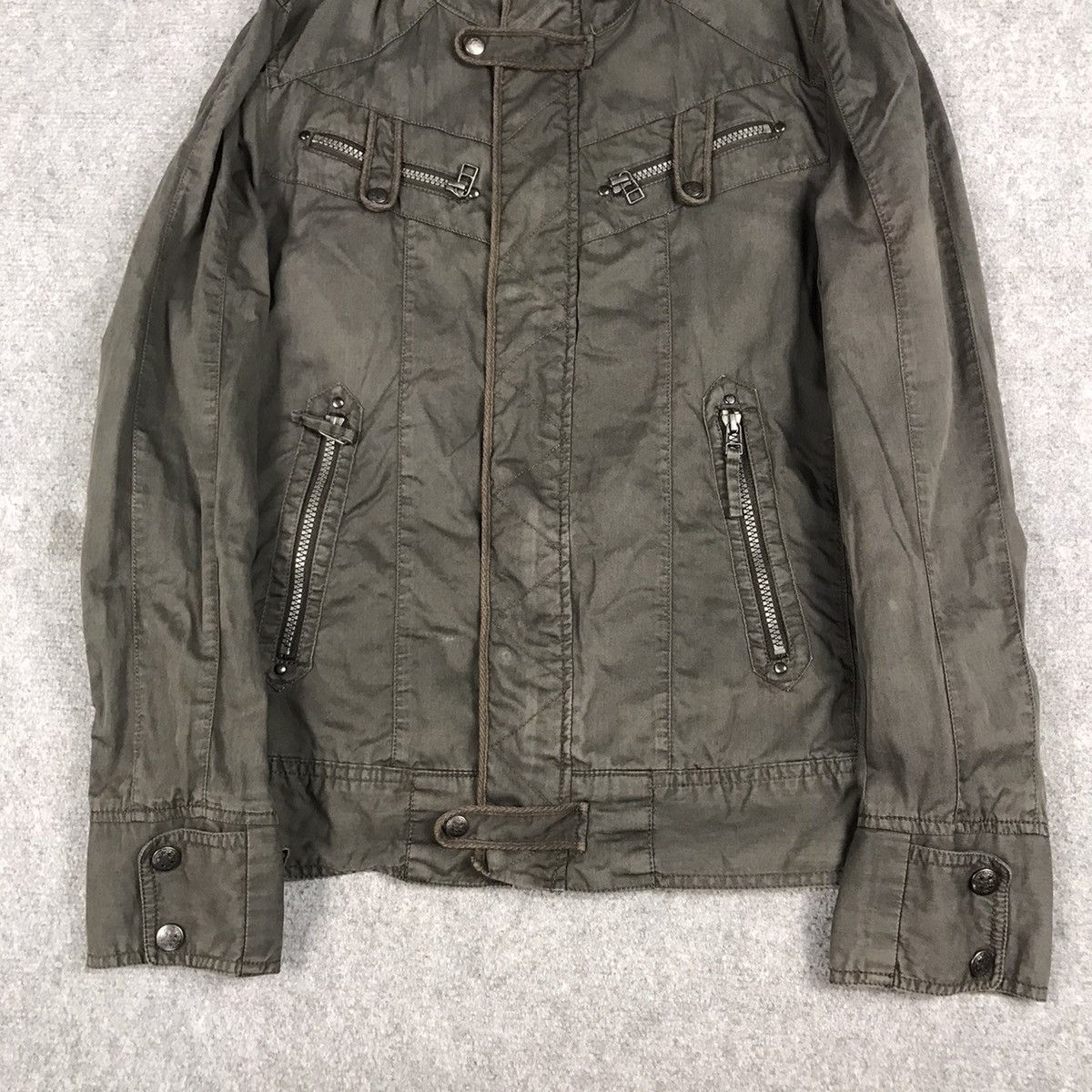 If Six Was Nine VON DUTCH BLACK FADED ZIPPER JACKET Size US M / EU 48-50 / 2 - 5 Thumbnail