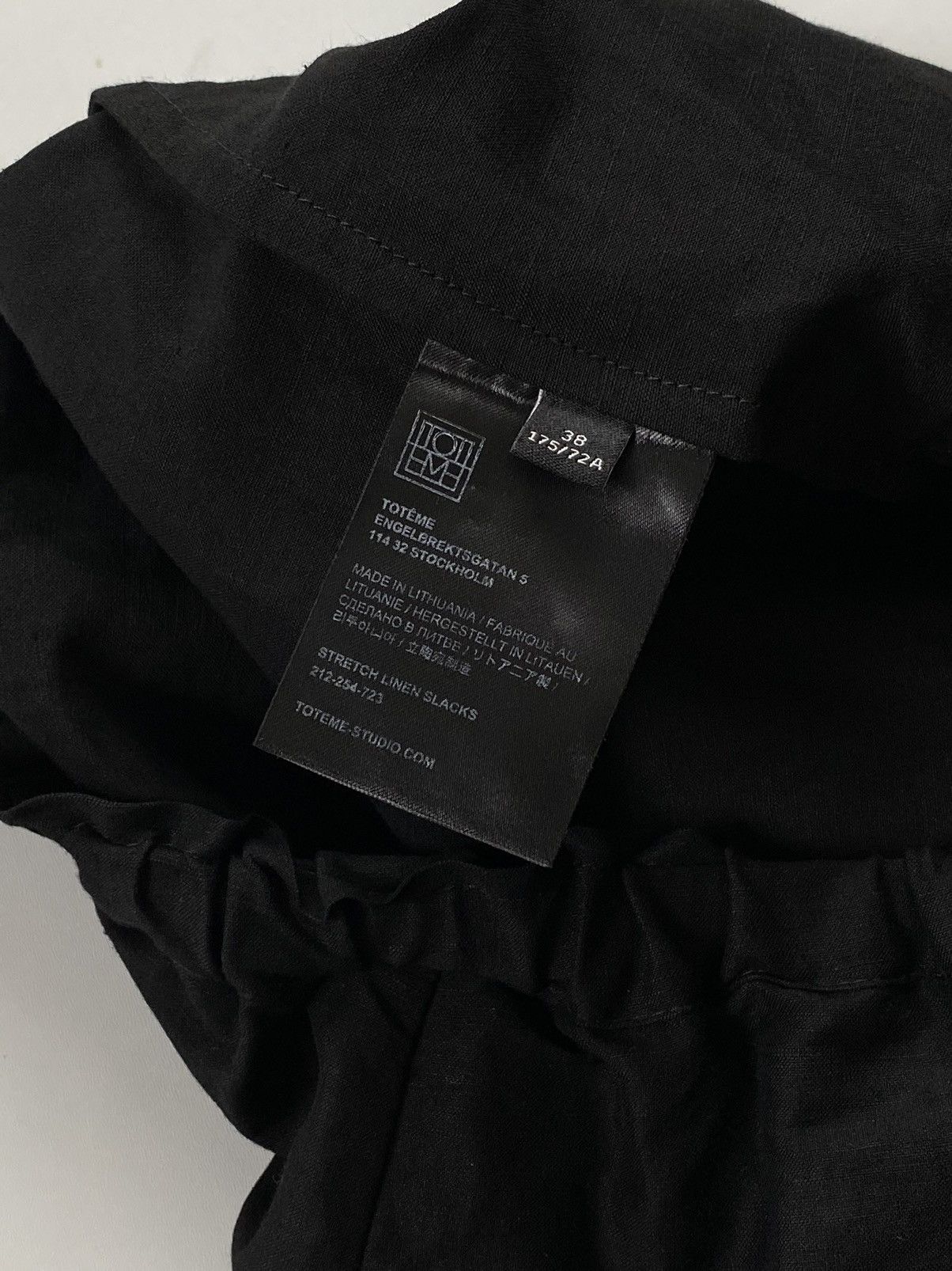 Toteme Toteme Stretch Linen Wide Trousers Size 27" / US 4 / IT 40 - 9 Thumbnail