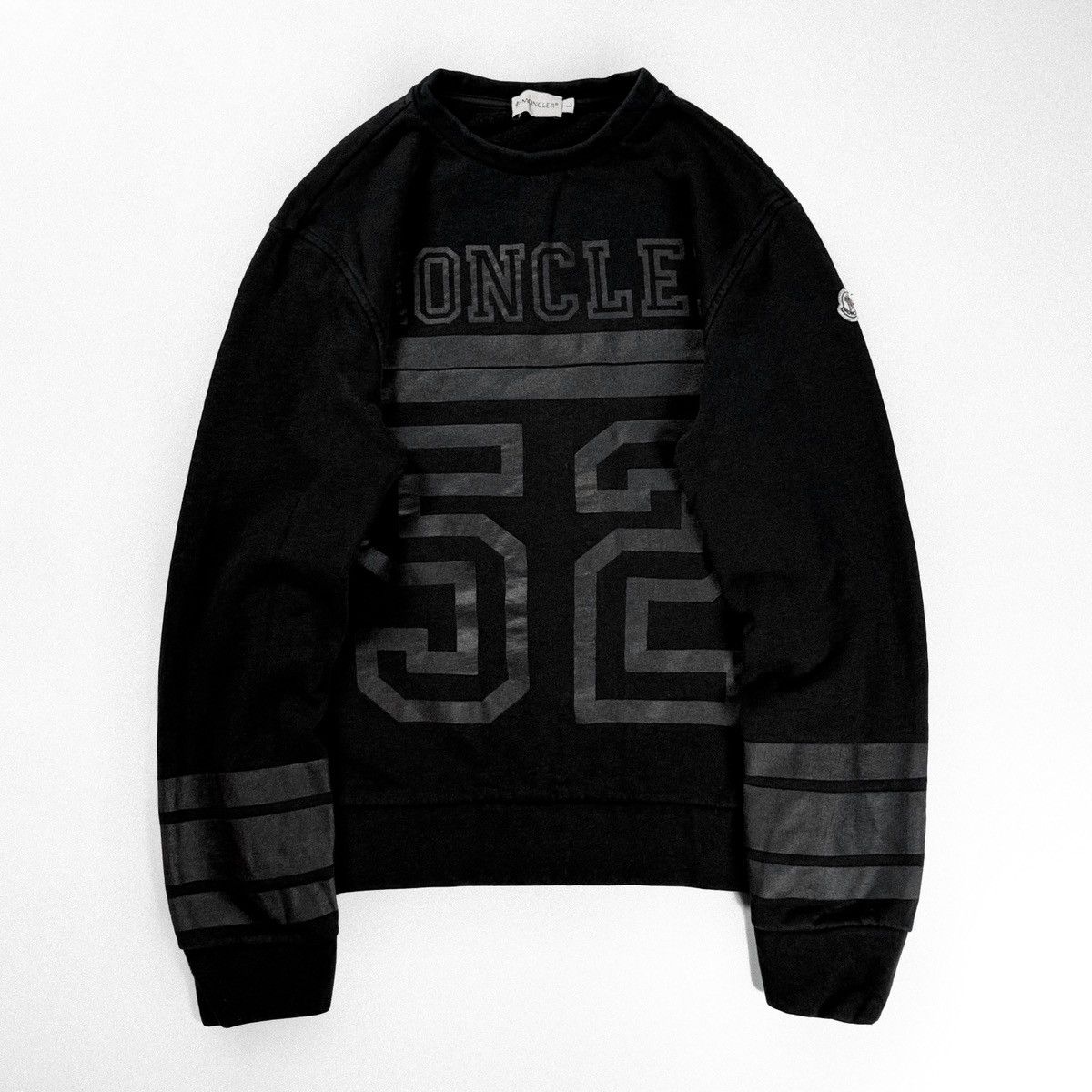 Moncler Moncler Maglia Girocollo 52 Logo Sweatshirt Size US M / EU 48-50 / 2 - 1 Thumbnail