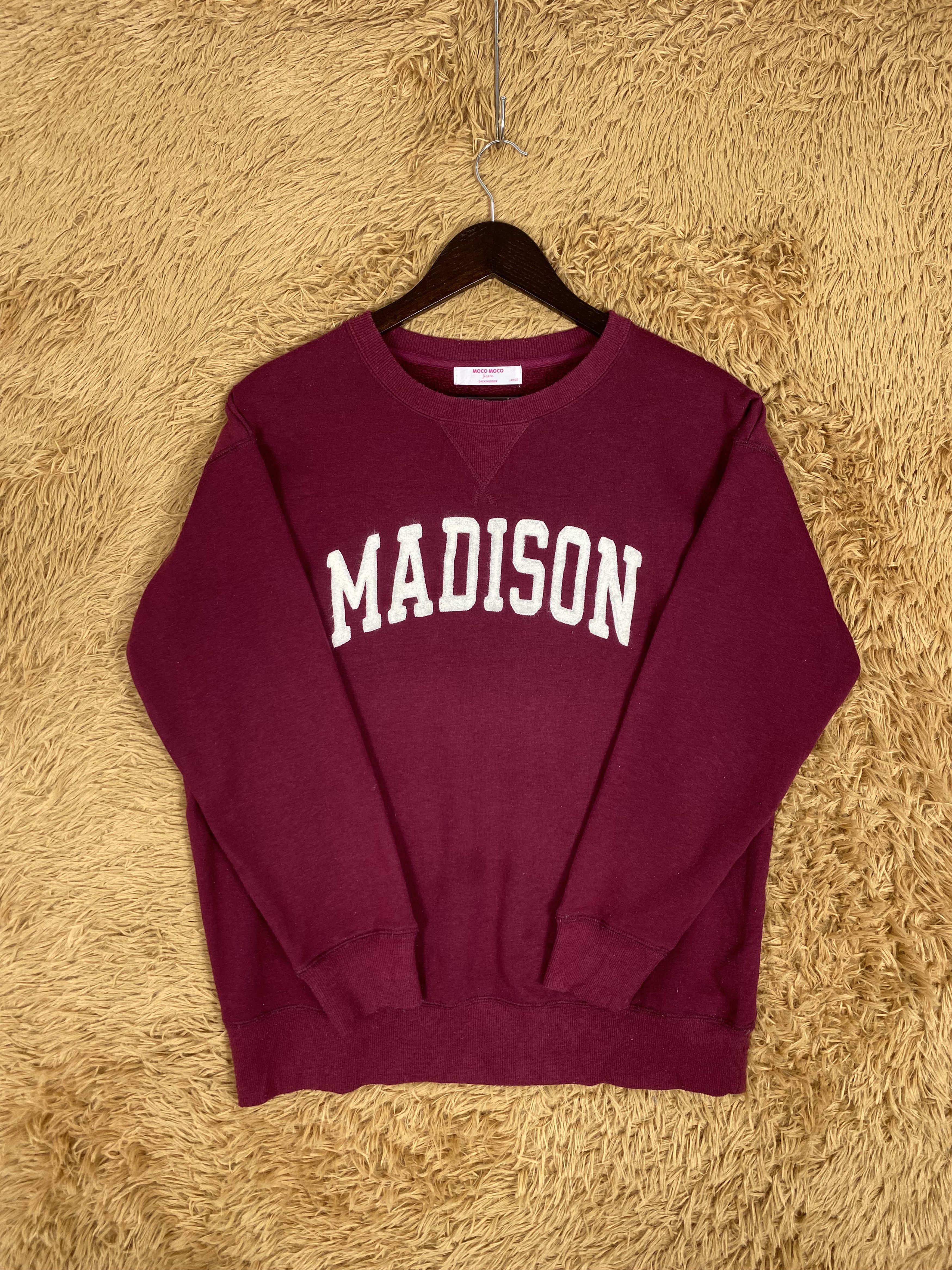 Japanese Brand Vintage Back Number X Moco Moco Sweatshirts Size US M / EU 48-50 / 2 - 3 Thumbnail