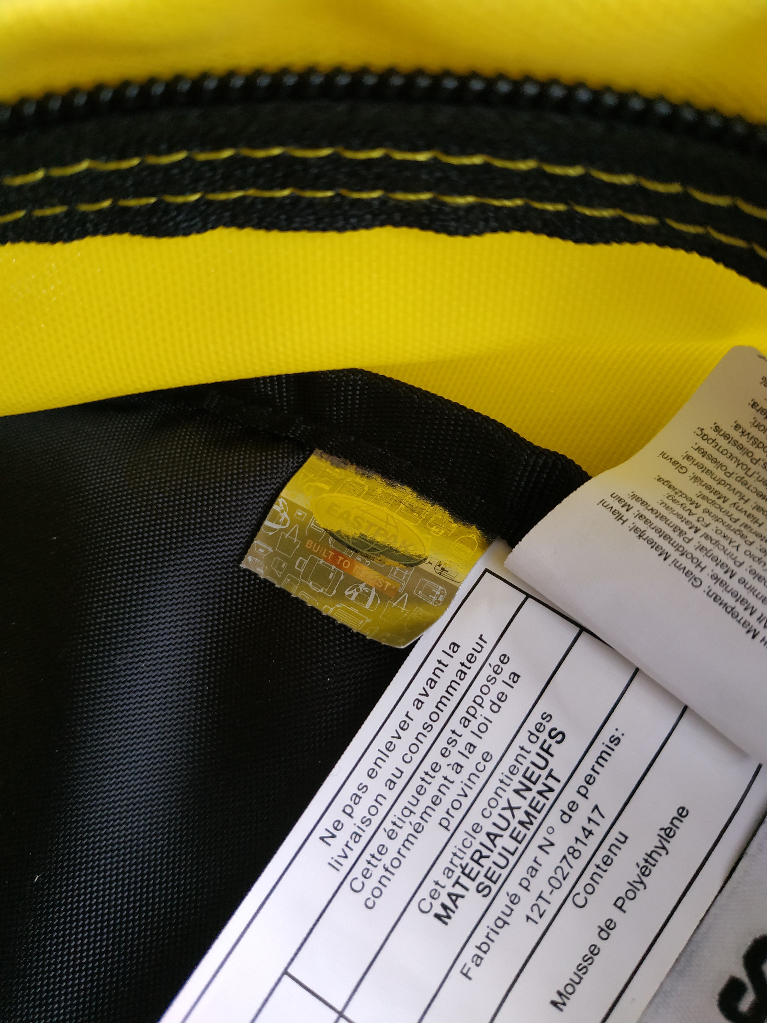Eastpak Eastpak x Smiley Collabo Yellow Unisex Small Backpack Size ONE SIZE - 12 Thumbnail