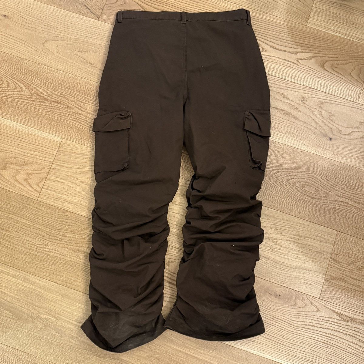 Vintage Stacked Brown Pants Size US 40 / EU 56 - 2 Thumbnail
