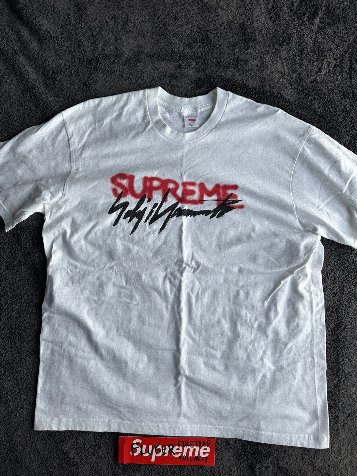 Supreme Supreme Yohji Yamamoto Logo Tee (FW20) XL Size US XL / EU 56 / 4 - 3 Thumbnail