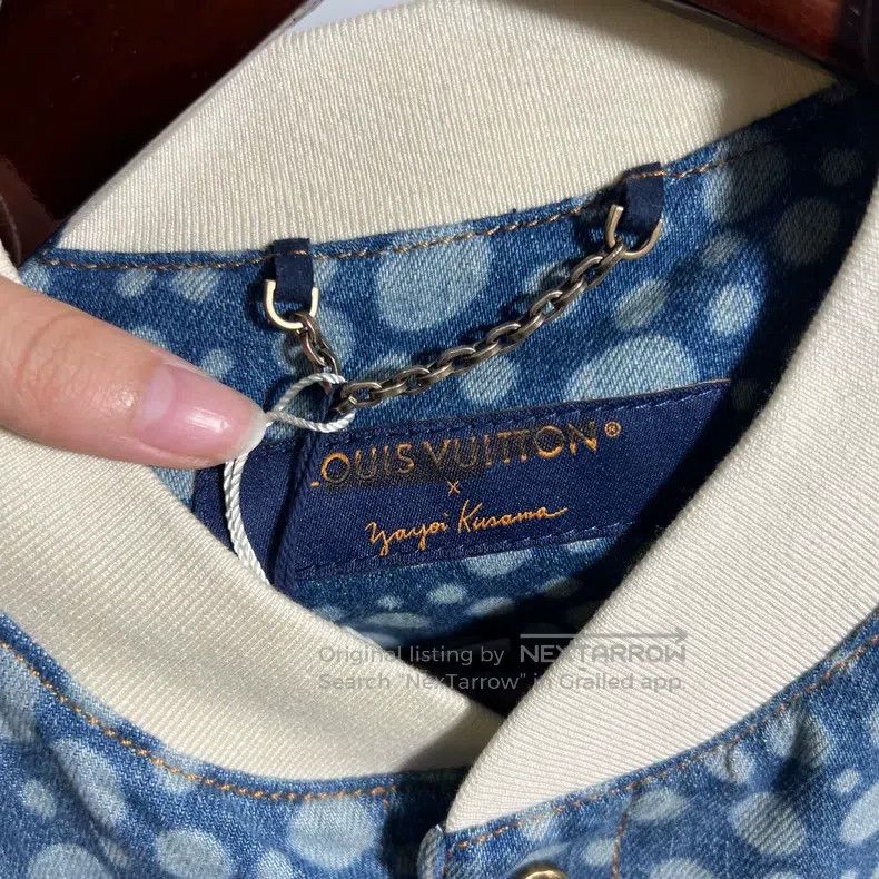 Louis Vuitton Louis Vuitton Yayoi Kusama Polka-Dot Baseball Shirt Size US L / EU 52-54 / 3 - 3 Thumbnail