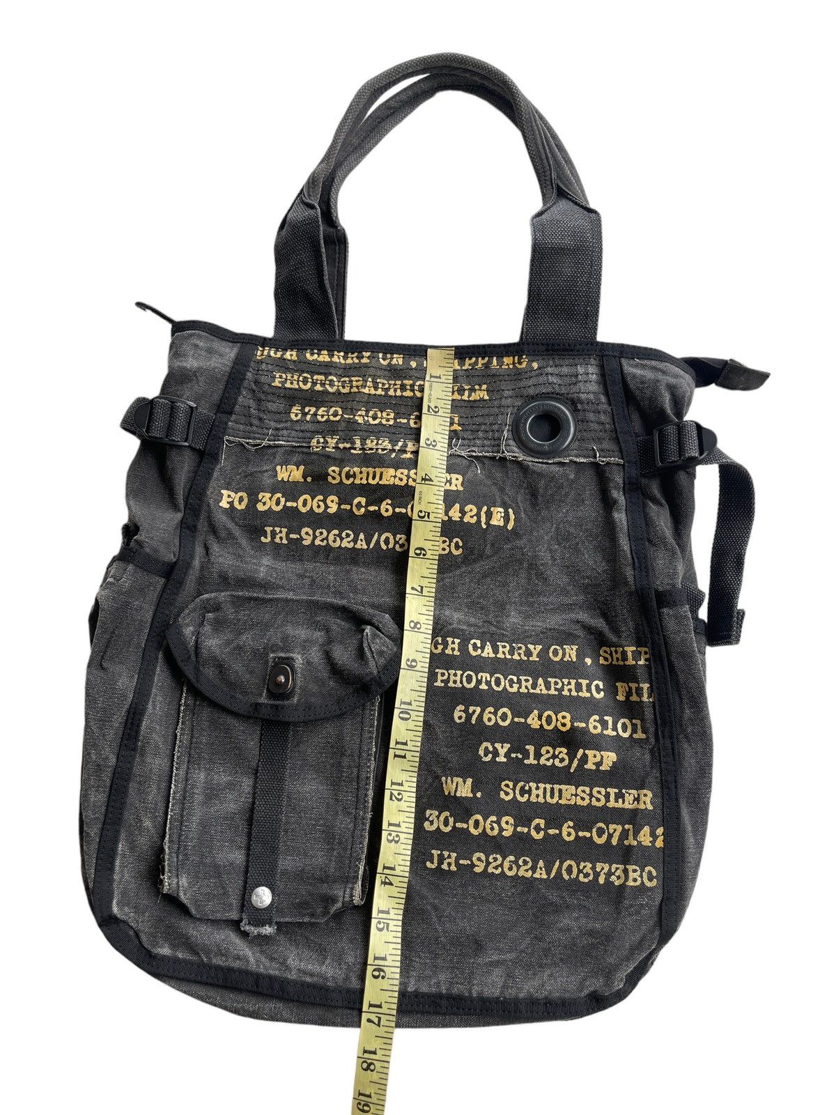 Japanese Brand Vintage Tough Jeansmith Military Tote Bag Size ONE SIZE - 11 Thumbnail