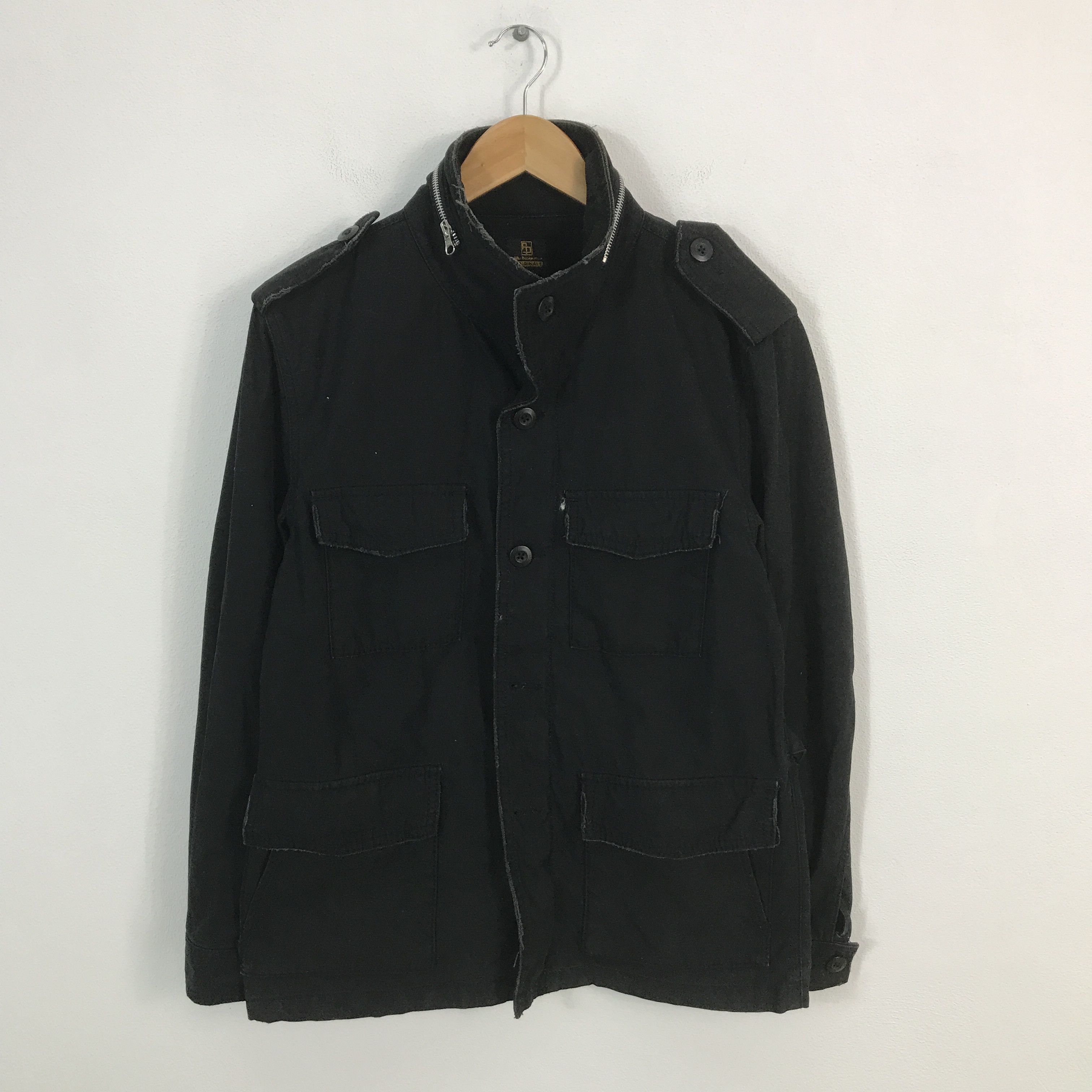 Japanese Brand originals Army style M65 design Black jacket Size US M / EU 48-50 / 2 - 1 Thumbnail