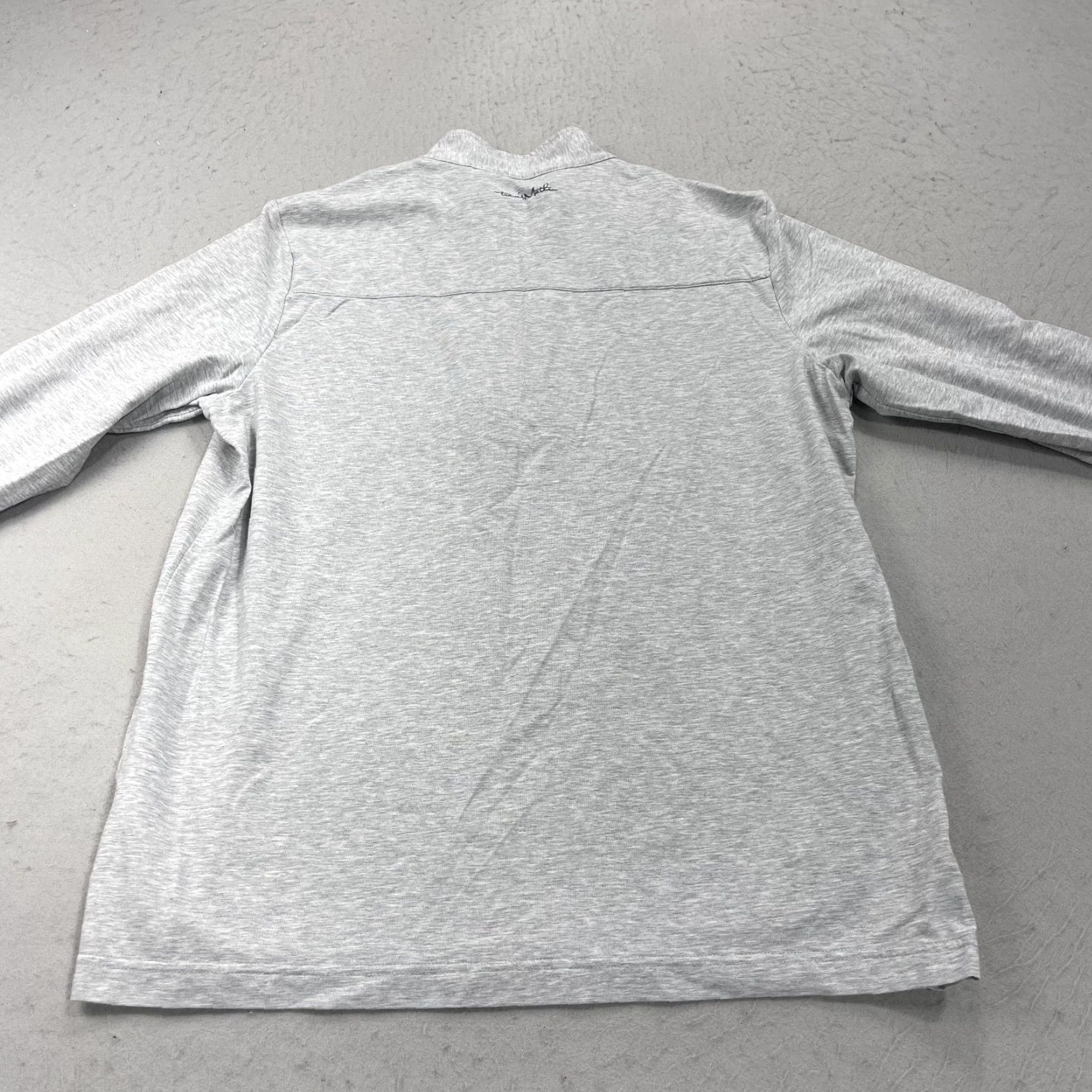 TravisMathew Travis Mathew Jacket Mens Large Gray Tequila Sunrise 1/4 Zip Golf Shirt Size US L / EU 52-54 / 3 - 5 Thumbnail
