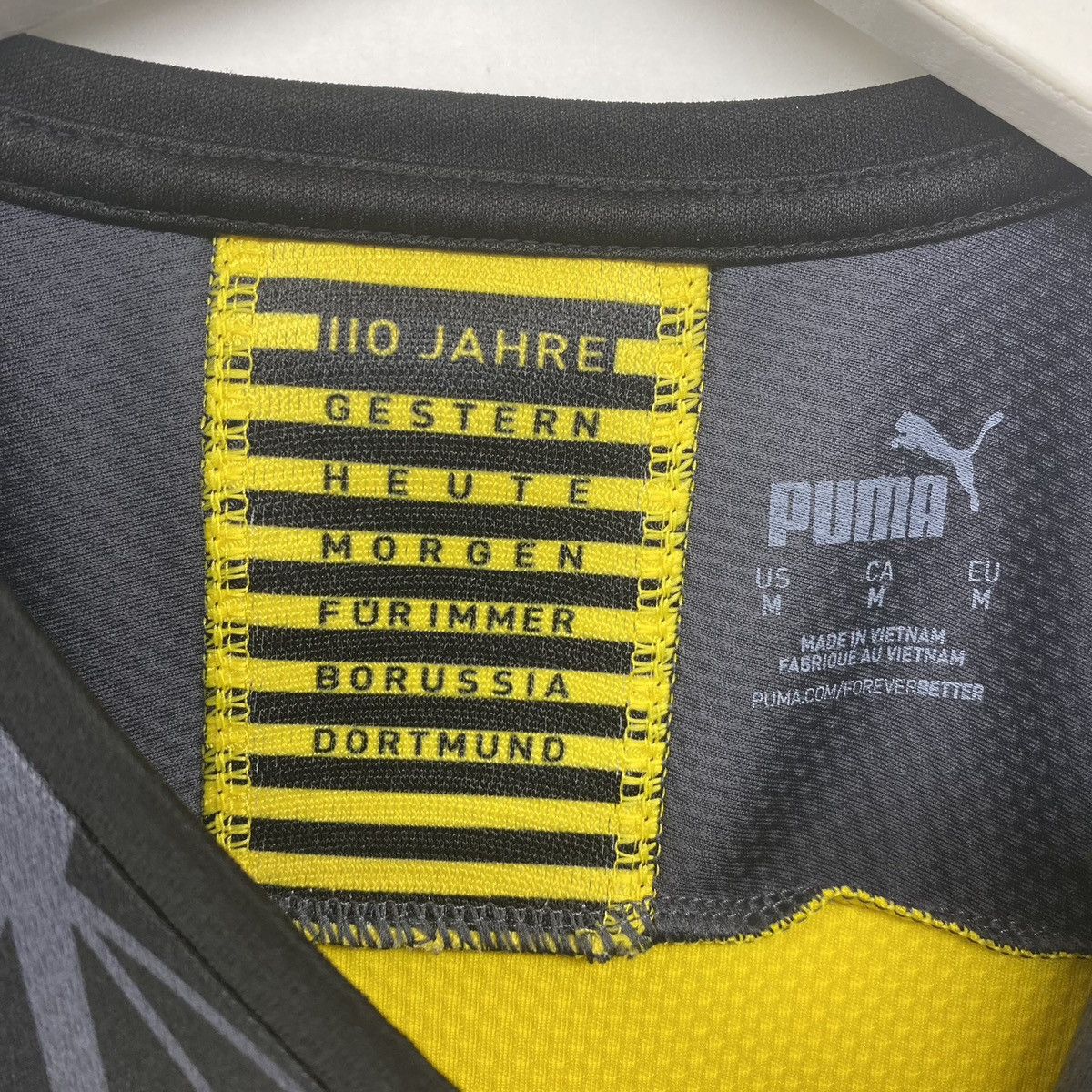 Puma Reus BVB Borussia Dortmund 2019 2020 Soccer Football Jersey Size US M / EU 48-50 / 2 - 6 Thumbnail
