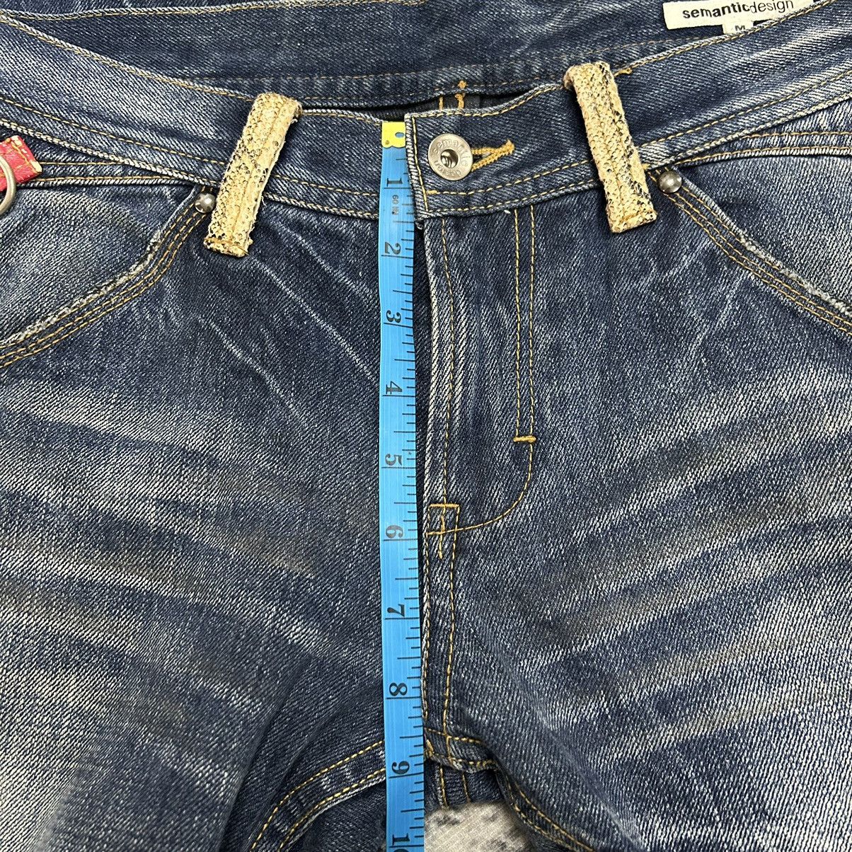 If Six Was Nine Y2K Semantic Design Snake Jeans Size US 32 / EU 48 - 19 Thumbnail