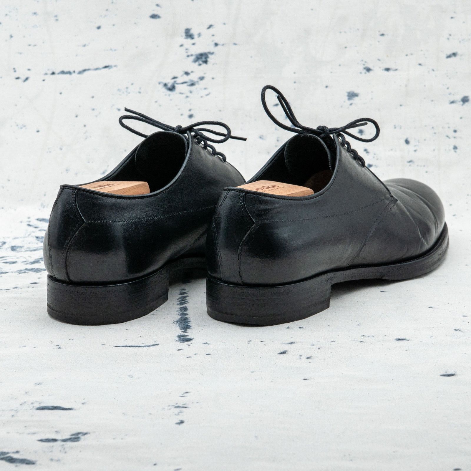 Prada Iconic prada black patina leather vintage formal shoes Size US 9 / EU 42 - 4 Thumbnail