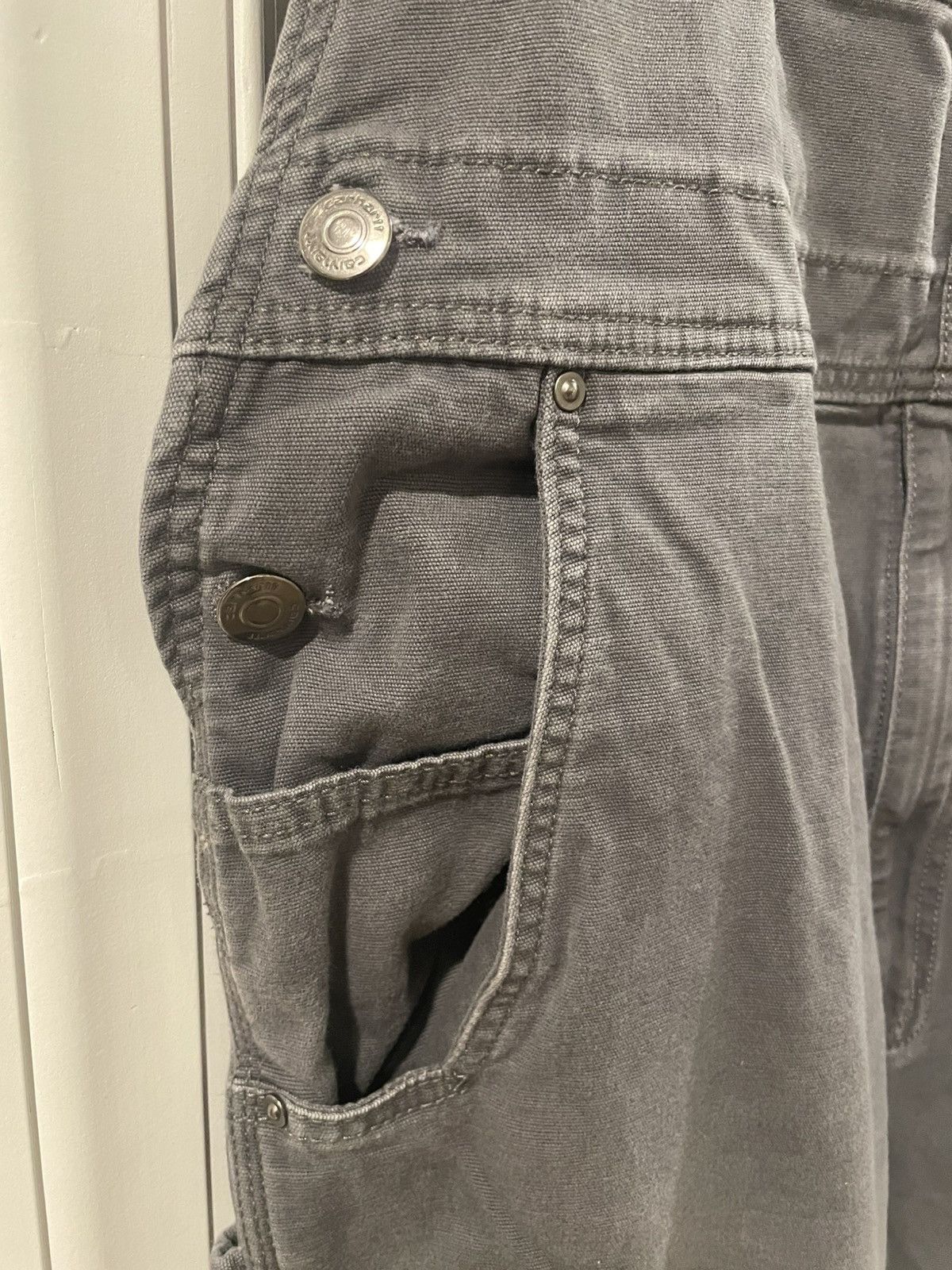Carhartt CARHARTT RUGGED FLEX CANVAS BIB OVERALLS (OR2987-M) Size US 42 / EU 58 - 4 Thumbnail