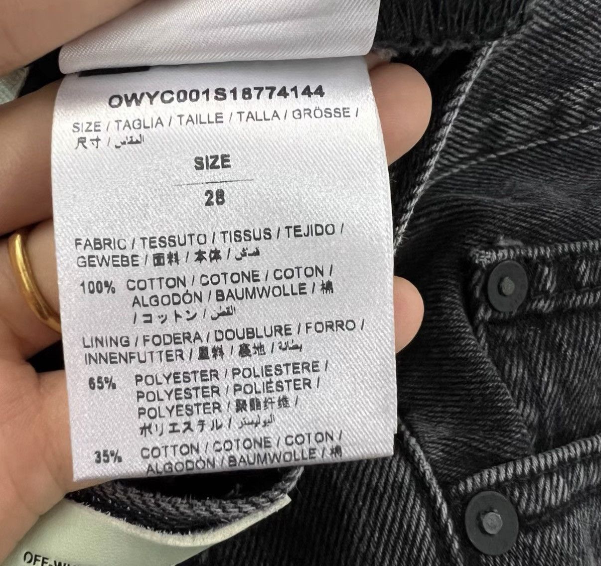 Off-White OFF-WHITE Frayed Raw Edge Denim Shorts J41 Size 28" / US 6 / IT 42 - 4 Thumbnail