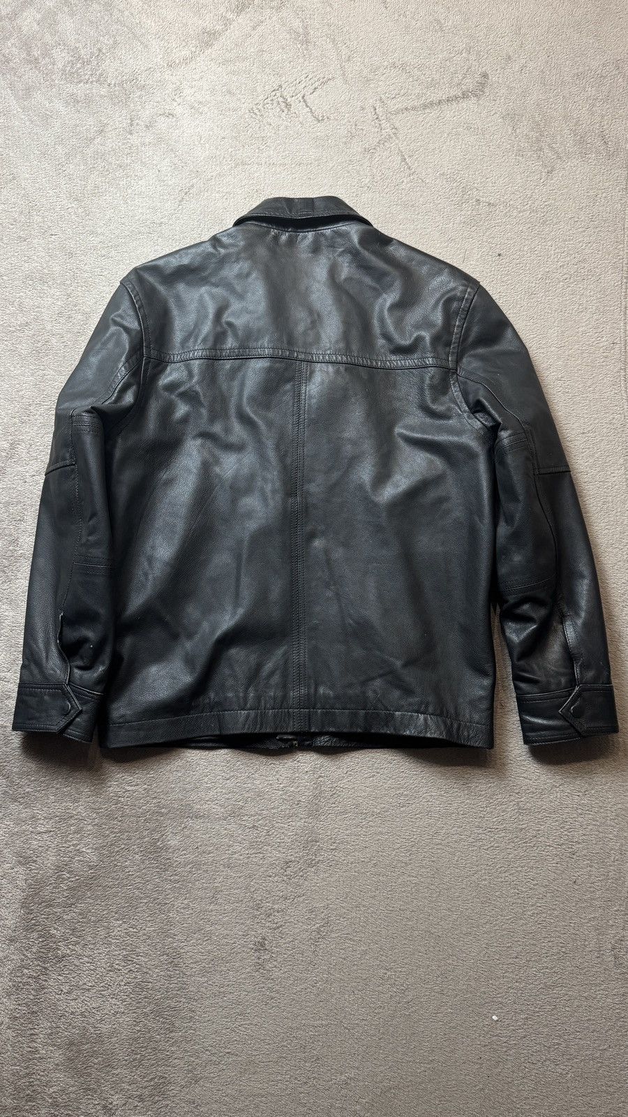 Genuine Leather 90s Vintage Real Leather Jacket ysl ralph lauren gucci Size US M / EU 48-50 / 2 - 4 Thumbnail