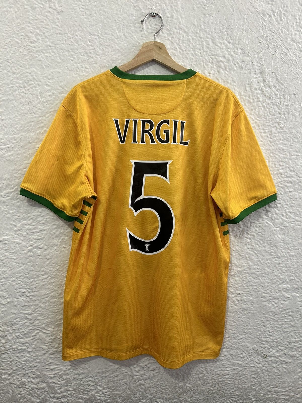 Nike 2013-14 Virgil Van Djik Nike Celtic F.C. Away Kit Size US L / EU 52-54 / 3 - 1 Thumbnail
