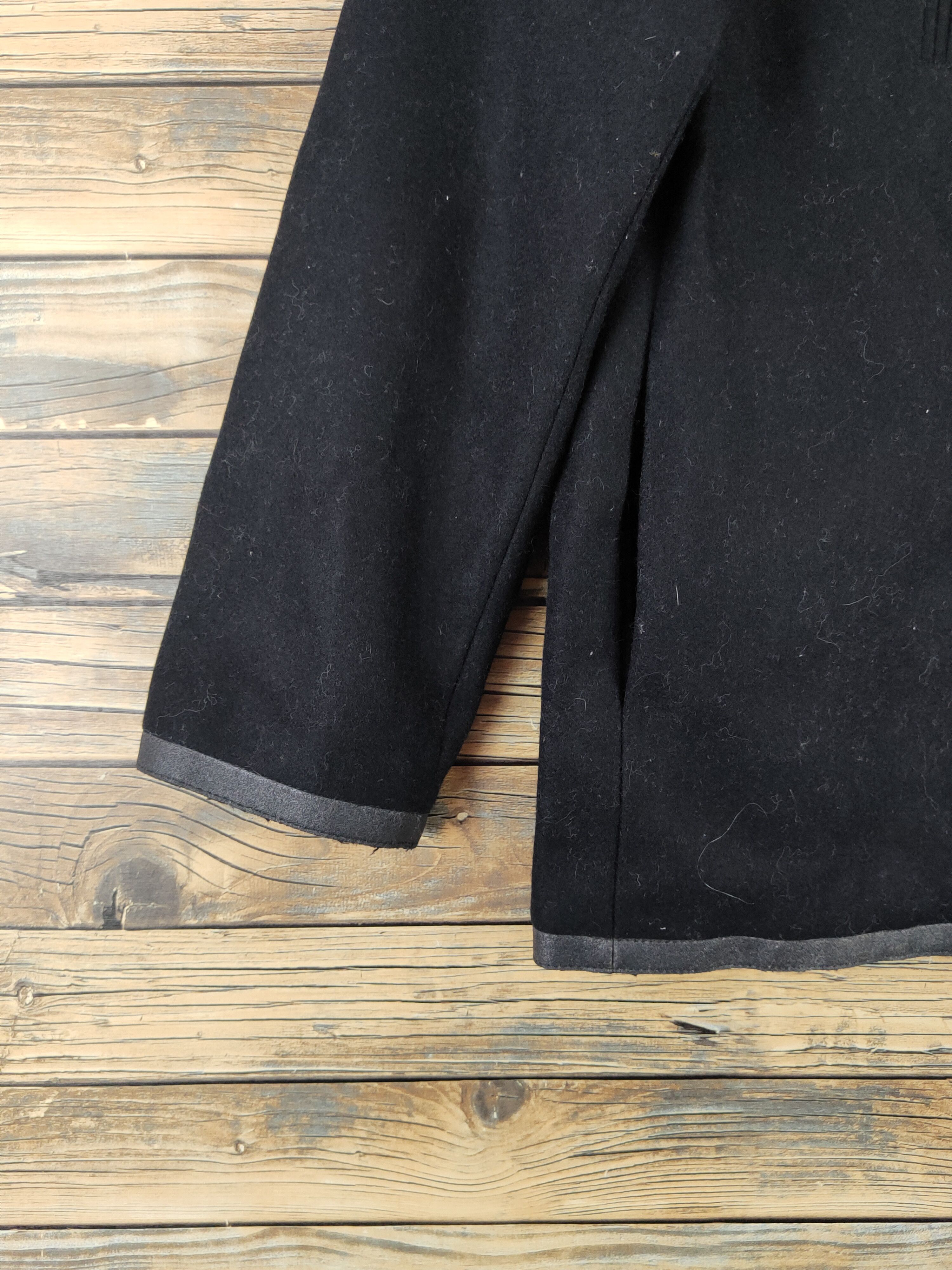 Mandarina Duck DL Mandarina Duck Black Wool Jackets #W2245 Size US M / EU 48-50 / 2 - 4 Thumbnail