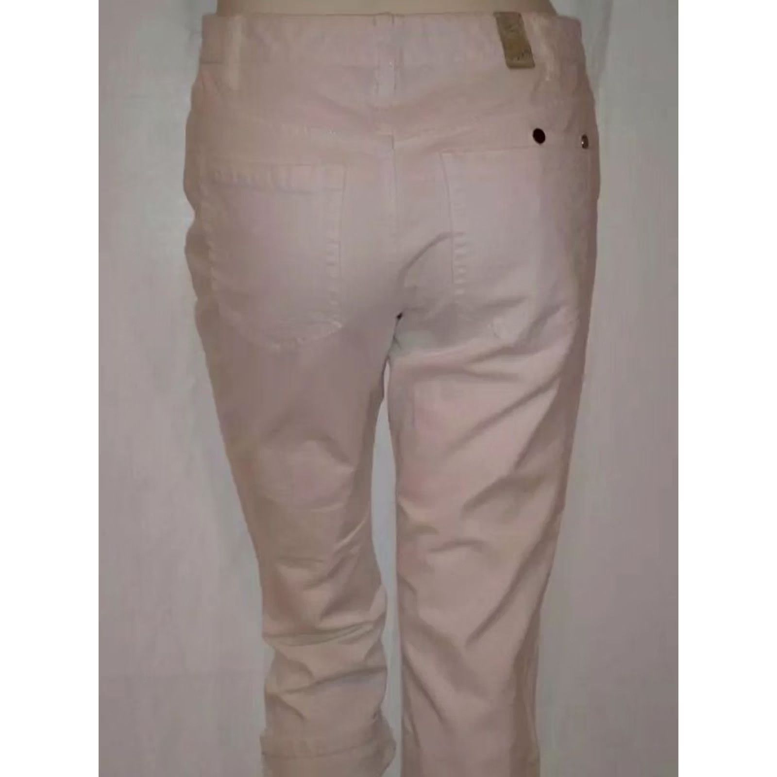 Tommy Hilfiger Tommy Hilfiger Womens White Jean Capri Pants 6 Tall 100% Cotton Casual Size 28" / US 6 / IT 42 - 3 Thumbnail