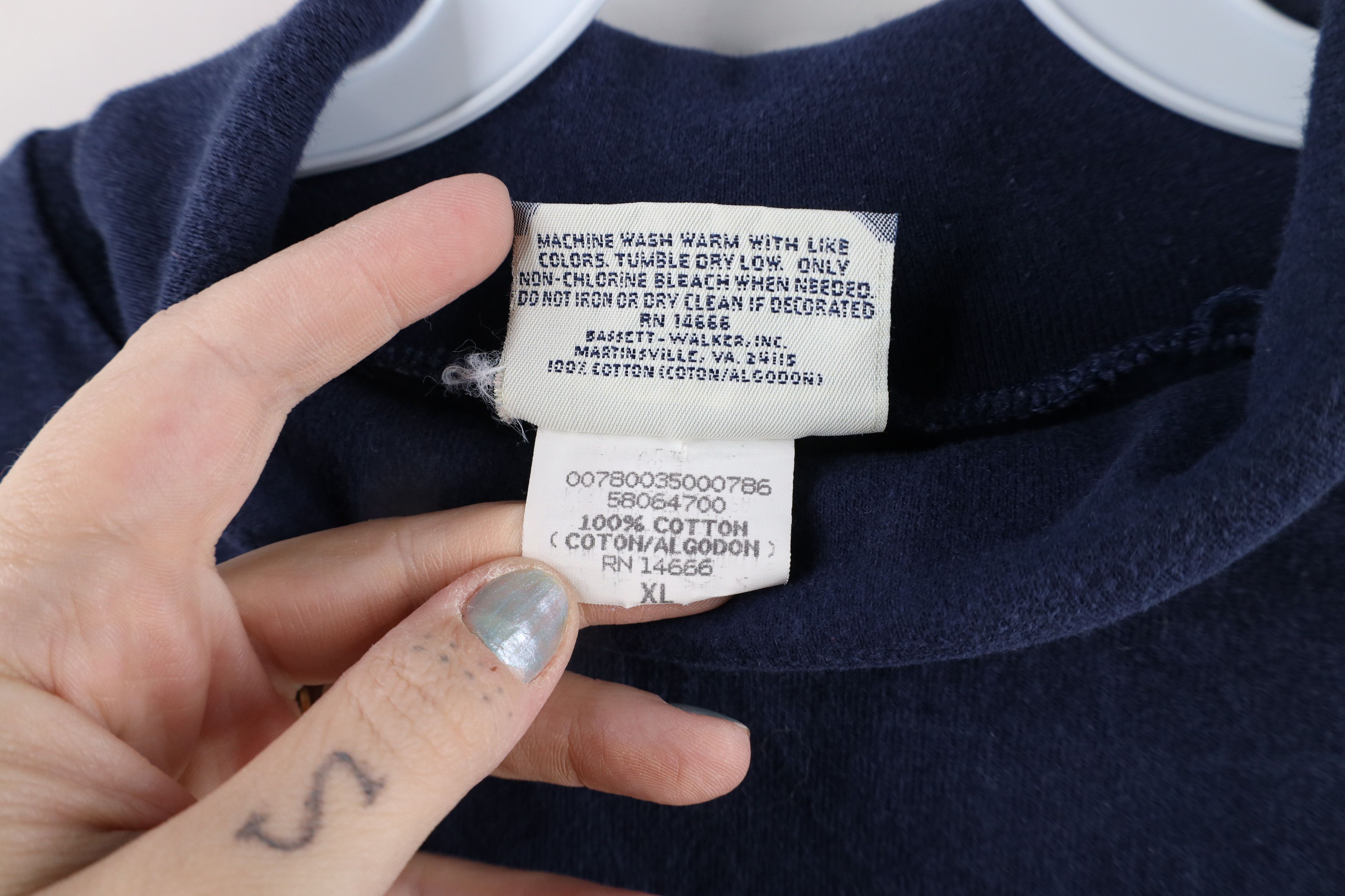 Vintage Vintage 90s Streetwear Heavyweight Turtleneck T-Shirt Cotton Size US XL / EU 56 / 4 - 5 Thumbnail