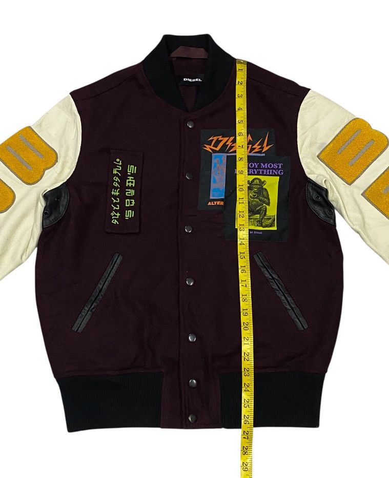 Diesel Diesel 2018AW Varsity Bomber Jacket Size US S / EU 44-46 / 1 - 19 Thumbnail