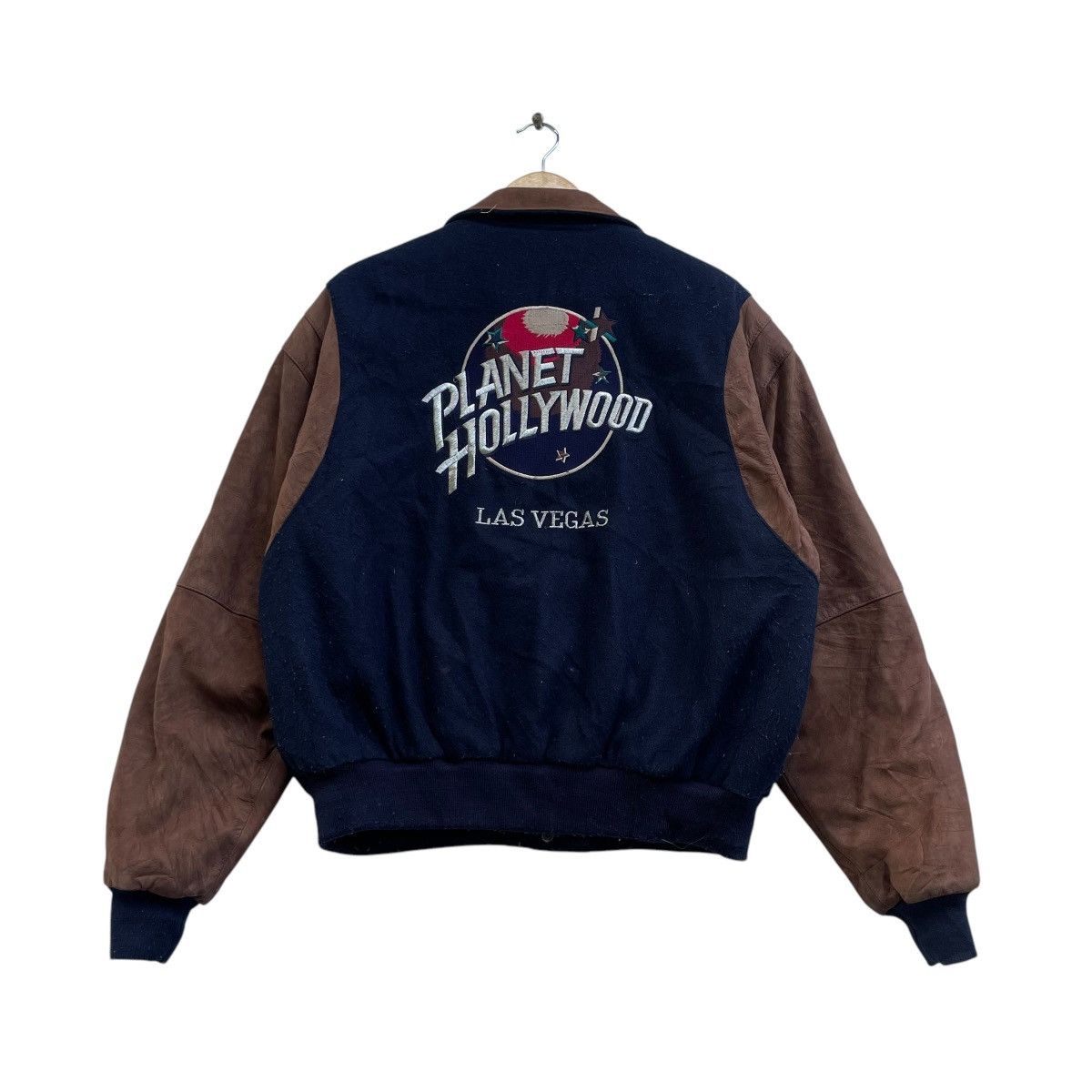 Planet Hollywood 💥Vintage Varsity Planet Hollywood Las Vegas Jacket Size US L / EU 52-54 / 3 - 2 Thumbnail