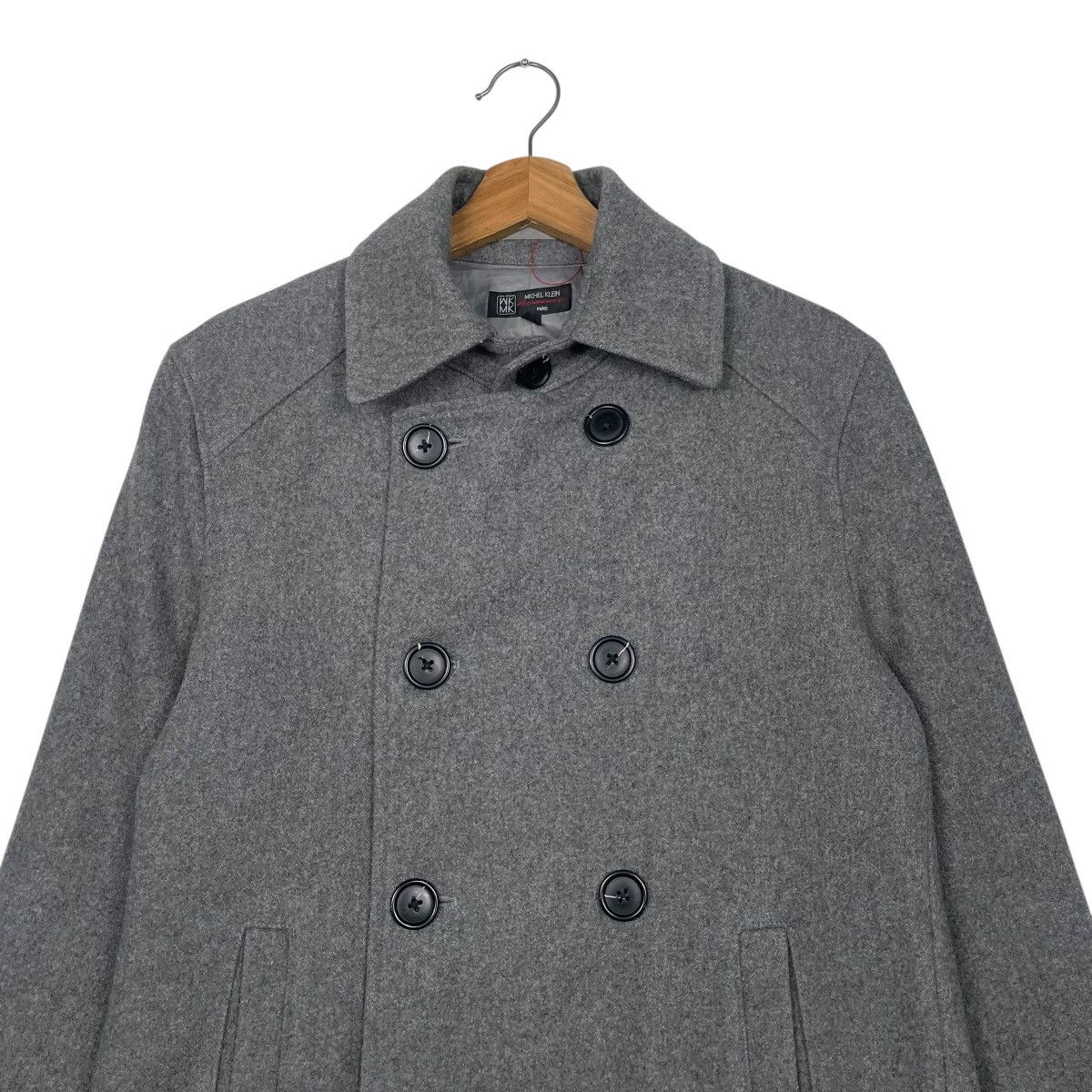 Michel Klein Michel Klein Double Breasted Wool Jacket Size US M / EU 48-50 / 2 - 2 Thumbnail