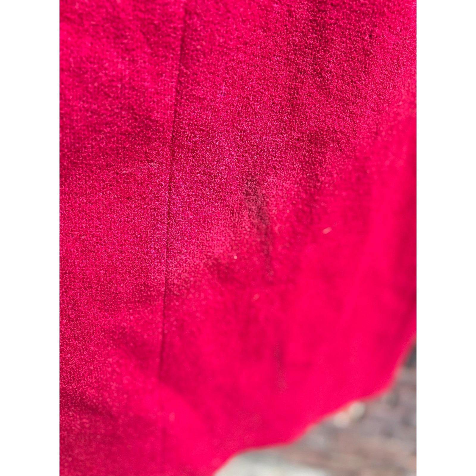 Vintage 50s Stevens Hockanum Topaz Red Genuine Fur Collar Coat Large Size L / US 10 / IT 46 - 13 Thumbnail