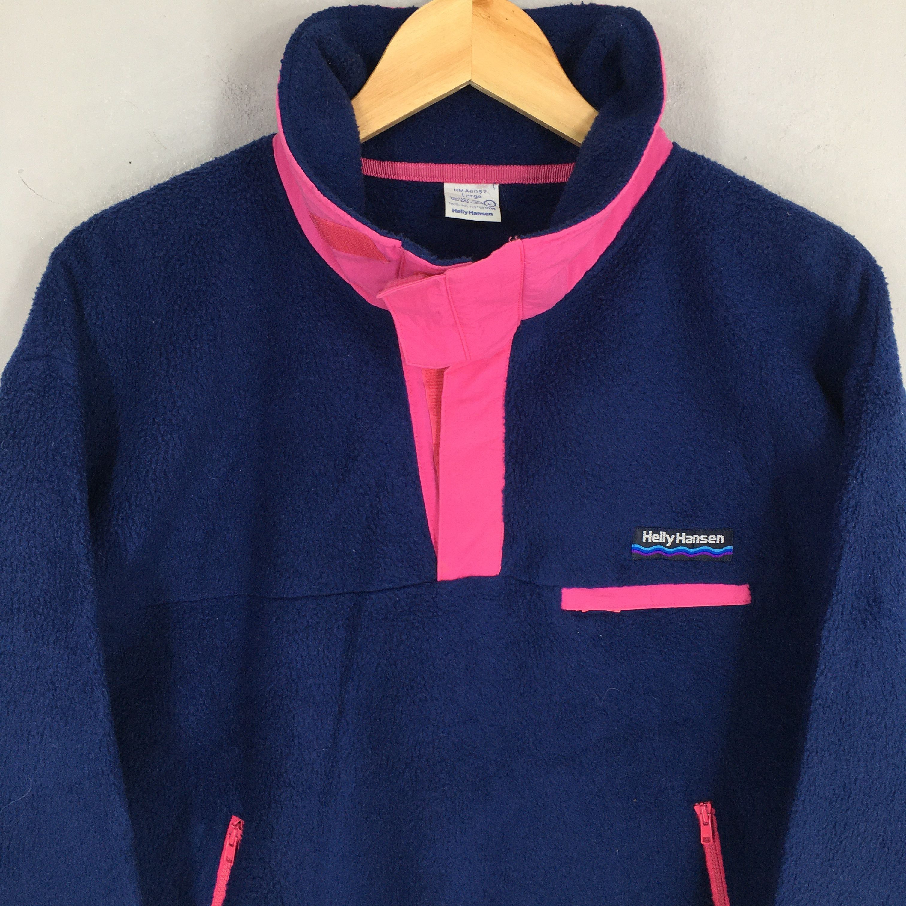 Helly Hansen Vintage 90's Helly Hansen Fleece Blue Sweatshirt Large Size US L / EU 52-54 / 3 - 2 Thumbnail