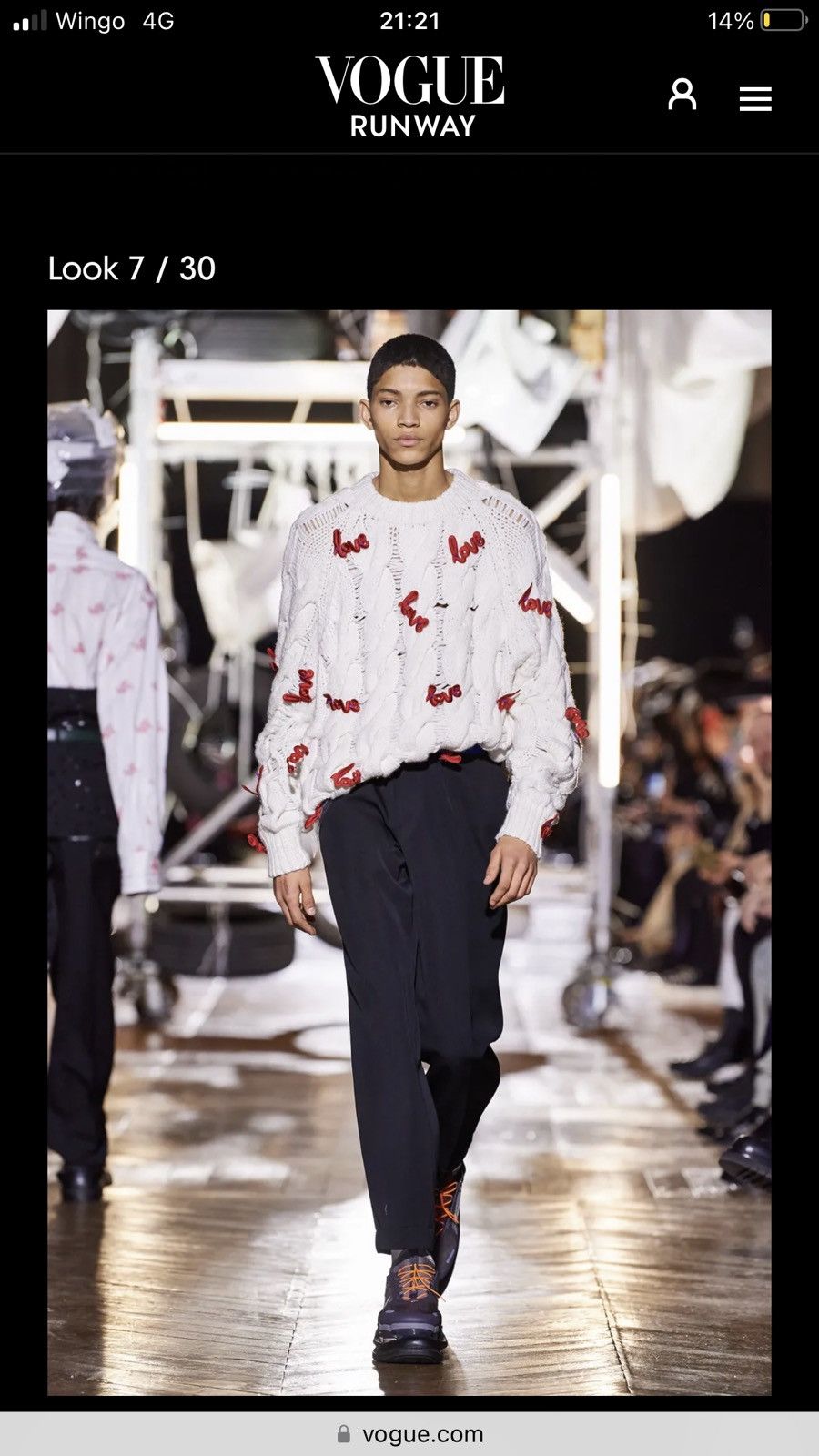 BOTTER Botter love knit sweater Fall 2020 runway Size US M / EU 48-50 / 2 - 4 Thumbnail