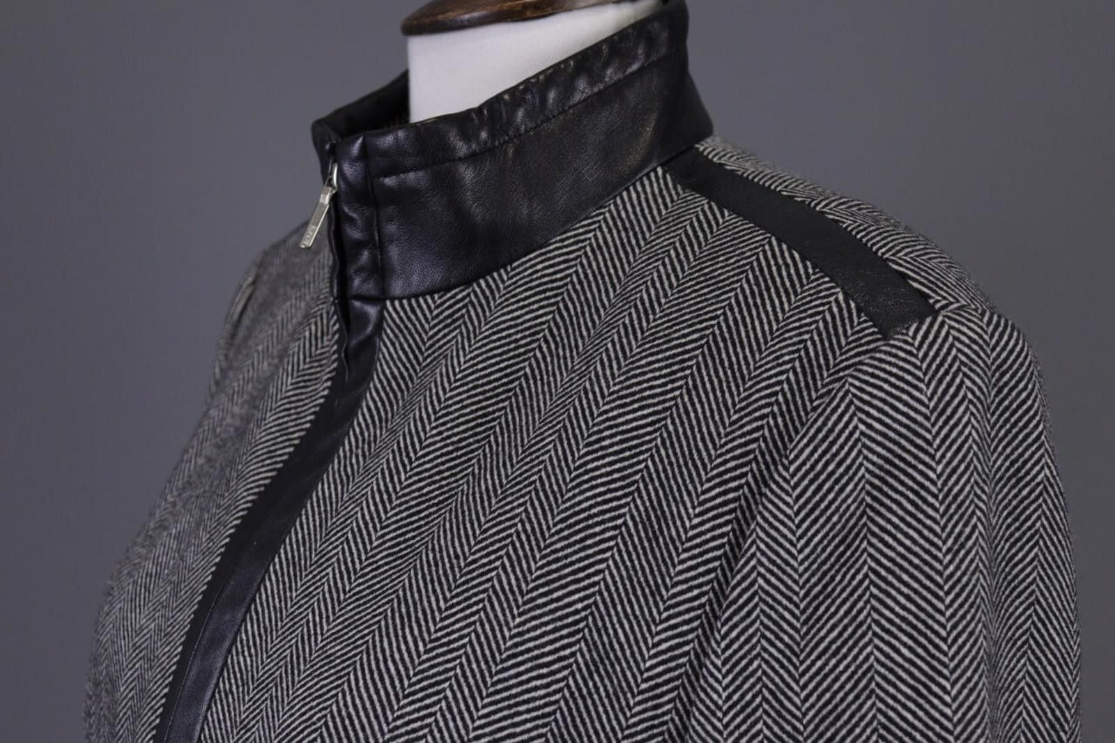 Polo Ralph Lauren Laurel by Escada Gray Full Zip Designer Jacket Size 40 / M Size M / US 6-8 / IT 42-44 - 8 Thumbnail