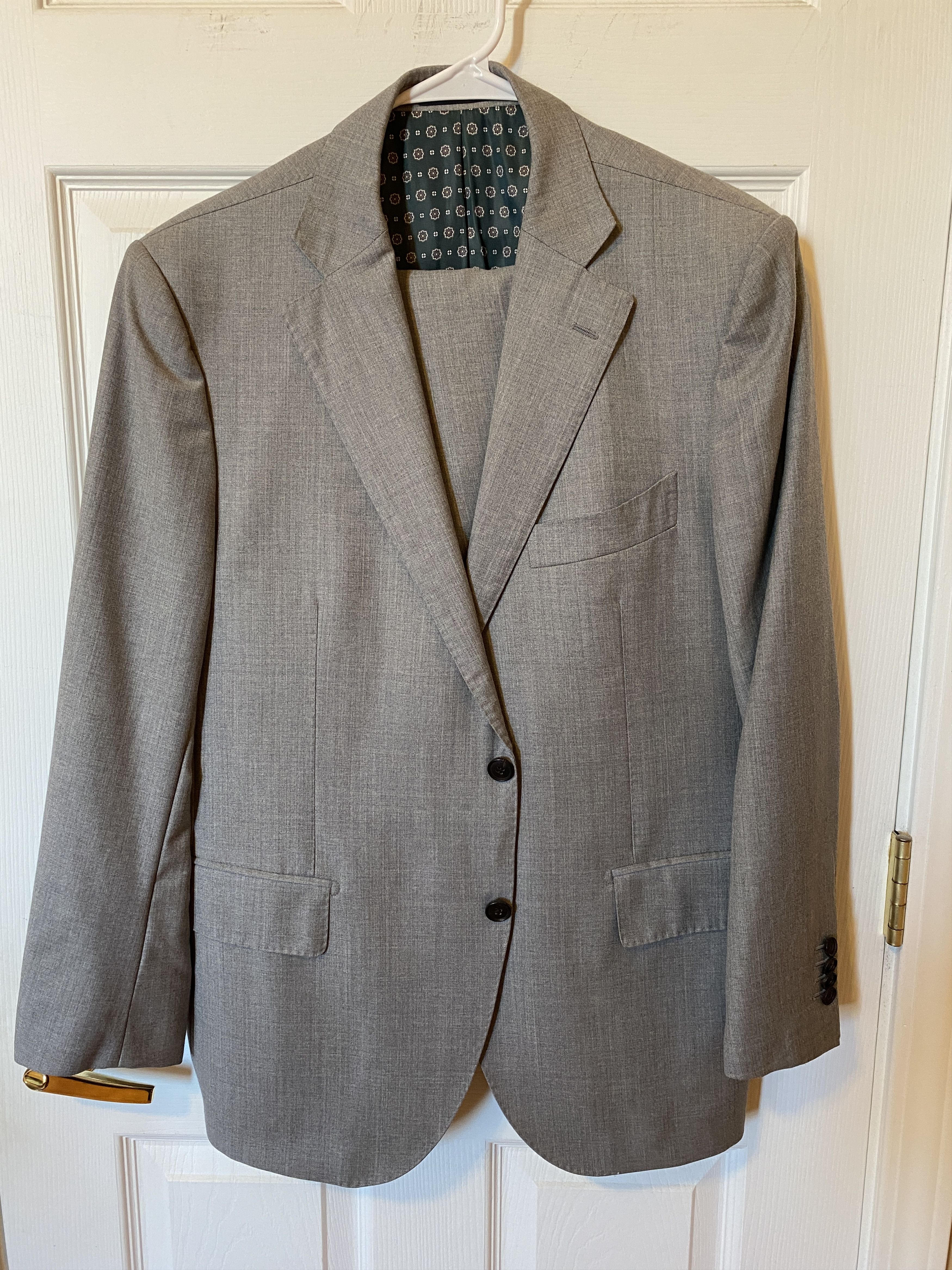 Suitsupply × Vitale Barberis Canonico Italian Suit Size 44S - 1 Thumbnail